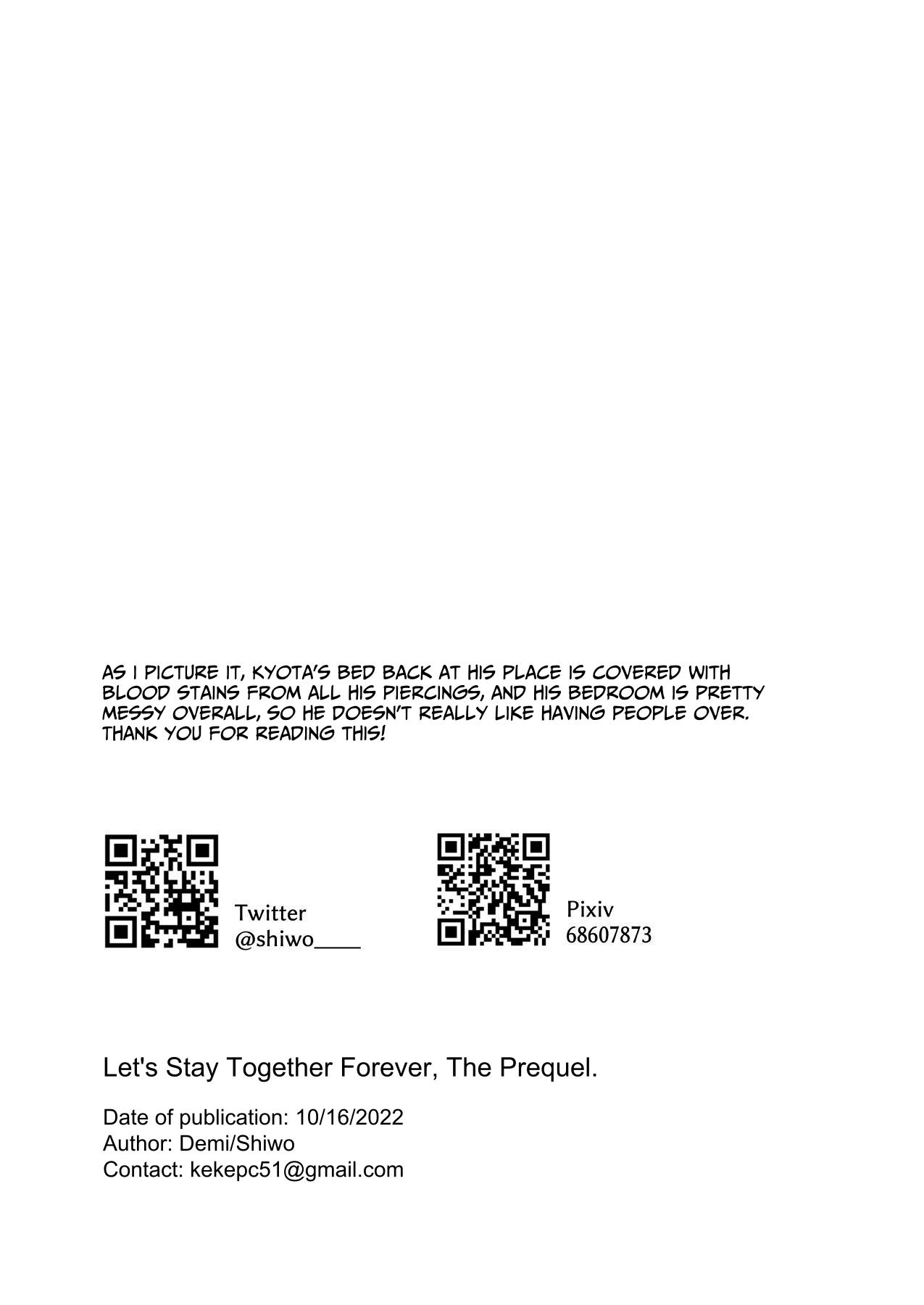 Let's Stay Together Forever, The Prequel page 37 original parody - nakadashi glasses hentai manga - read online free