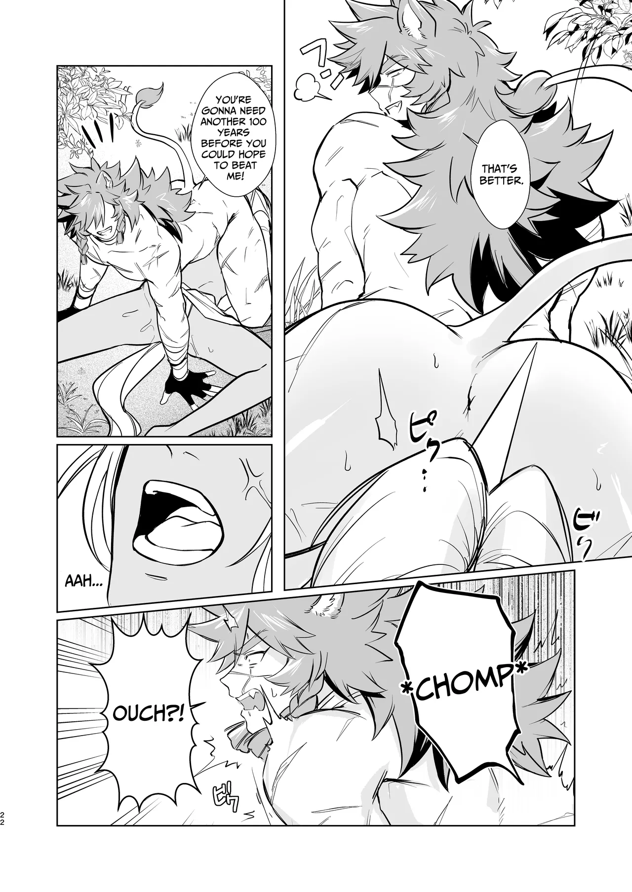 Horn vs Fang page 21 original parody - multiple orgasms cunnilingus hentai manga - read online free