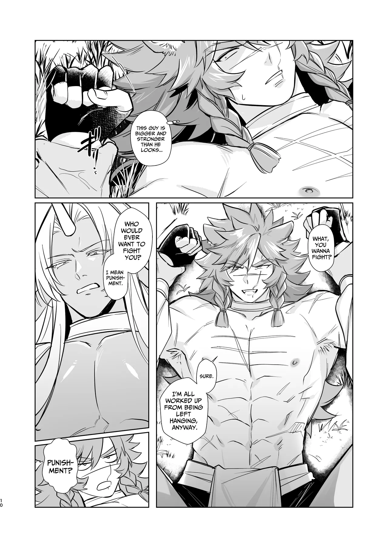 Horn vs Fang page 9 original parody - multiple orgasms cunnilingus hentai manga - read online free