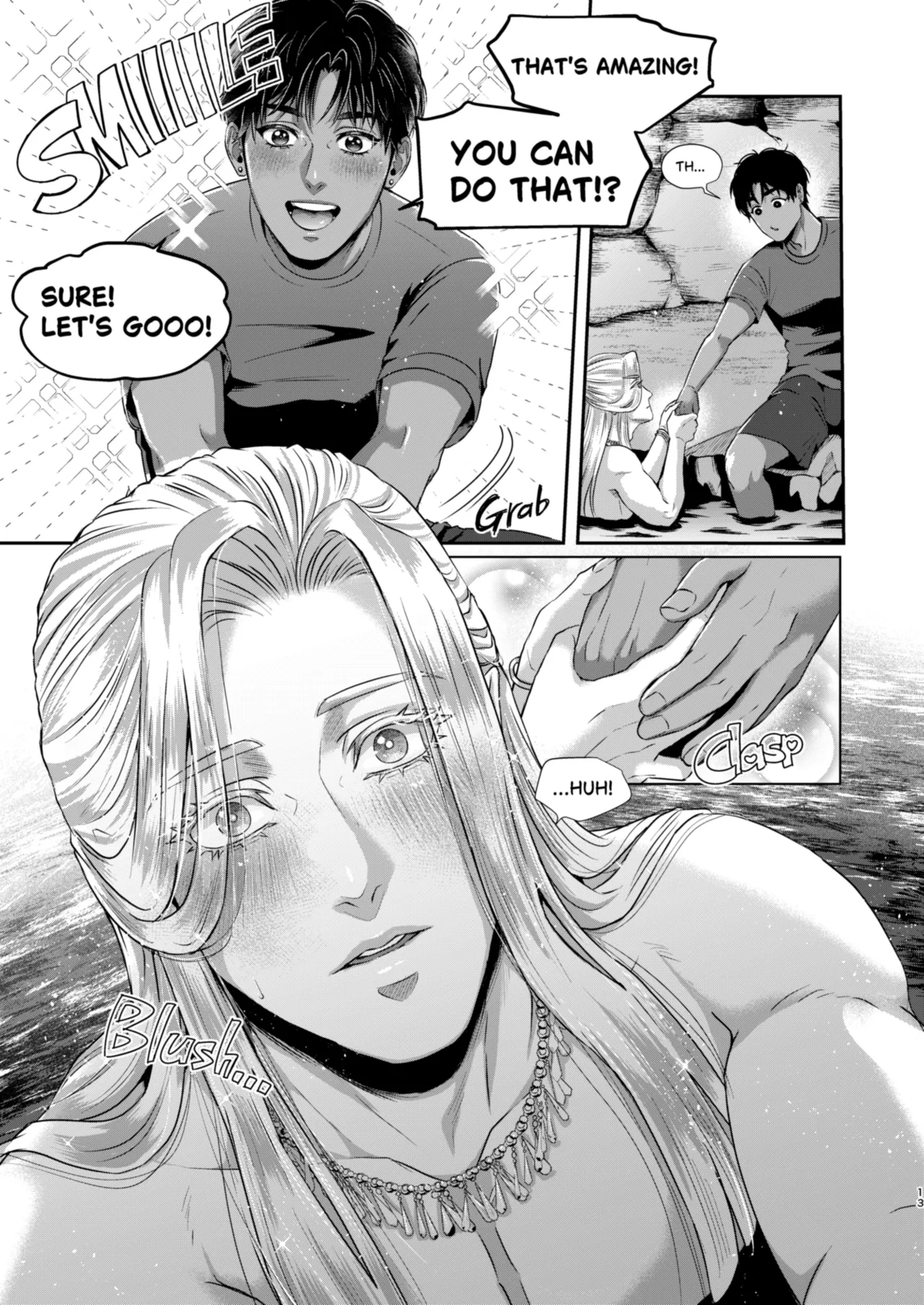 Beautiful merman is a cuntboy page 12 original parody - nakadashi x-ray hentai manga - read online free