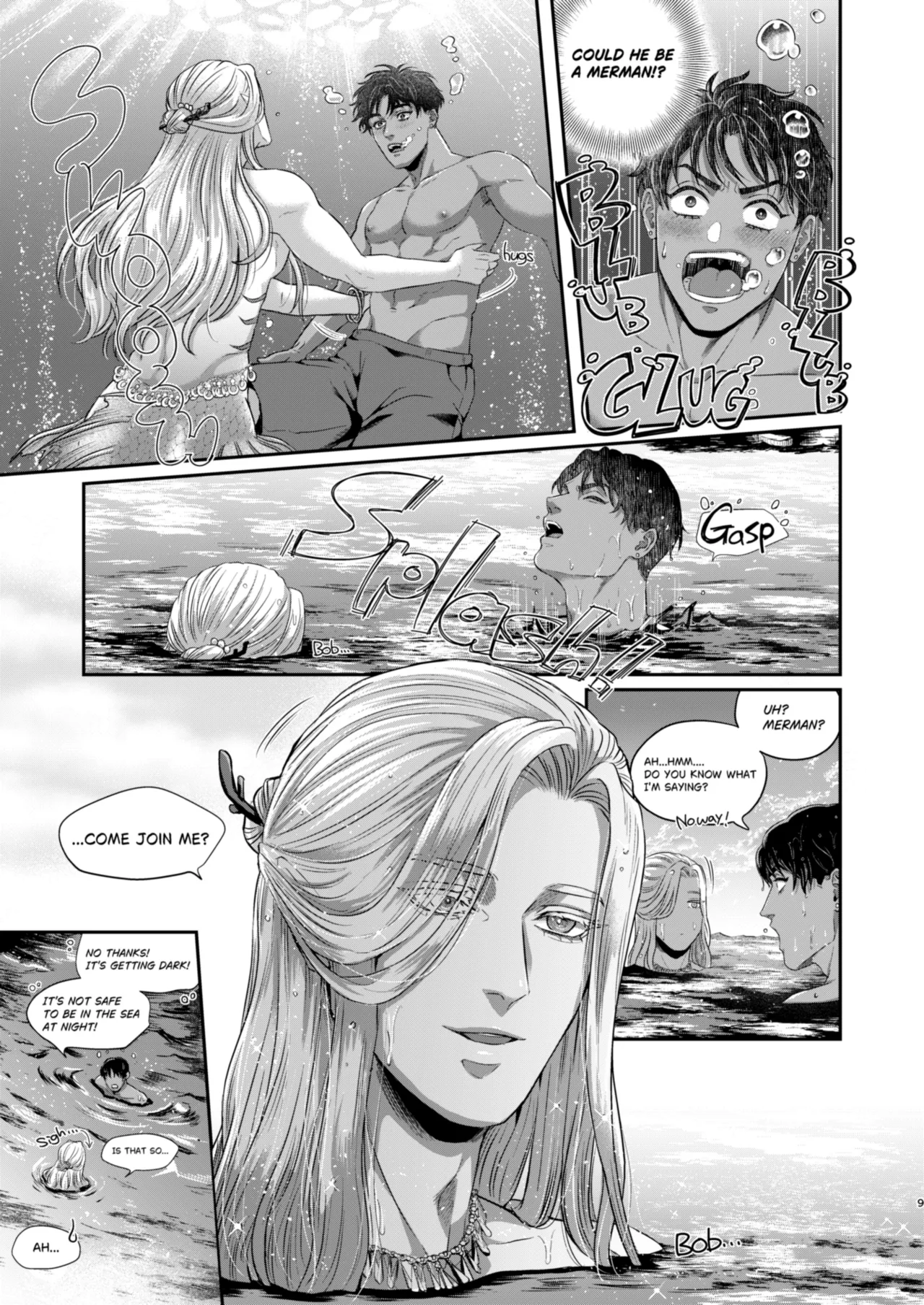 Beautiful merman is a cuntboy - Page 8