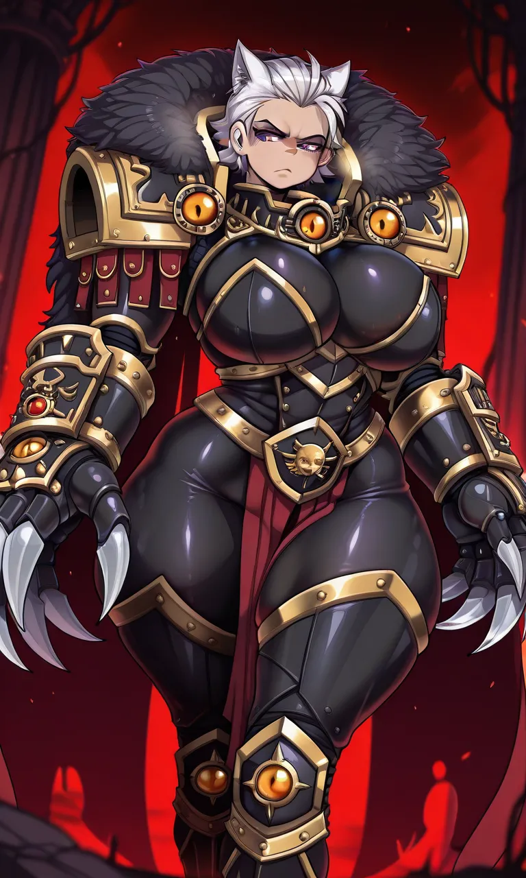 Warhammer 40k - Fem-Horus daidoujipv ai generated - Page 7