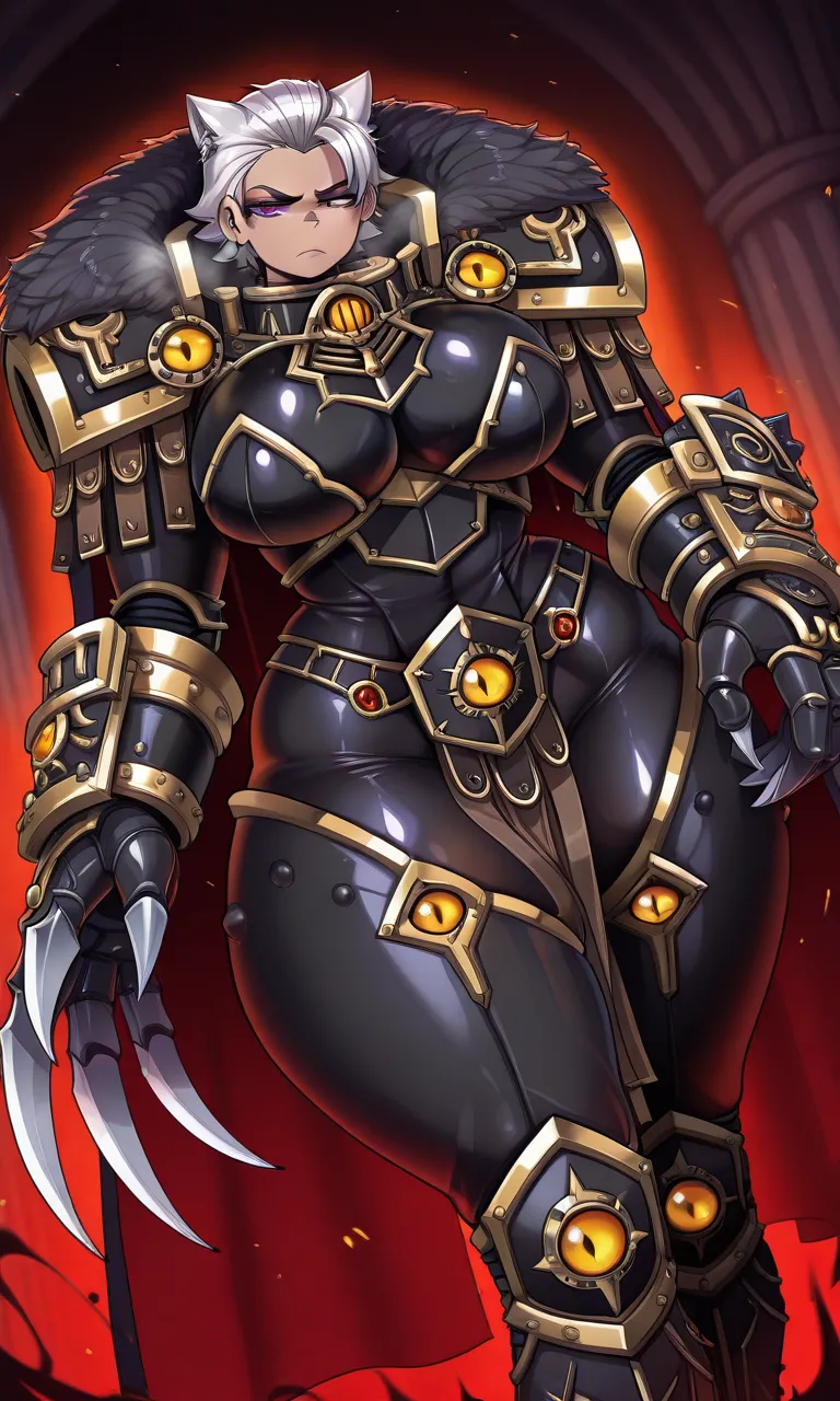 Warhammer 40k - Fem-Horus daidoujipv ai generated - Page 9