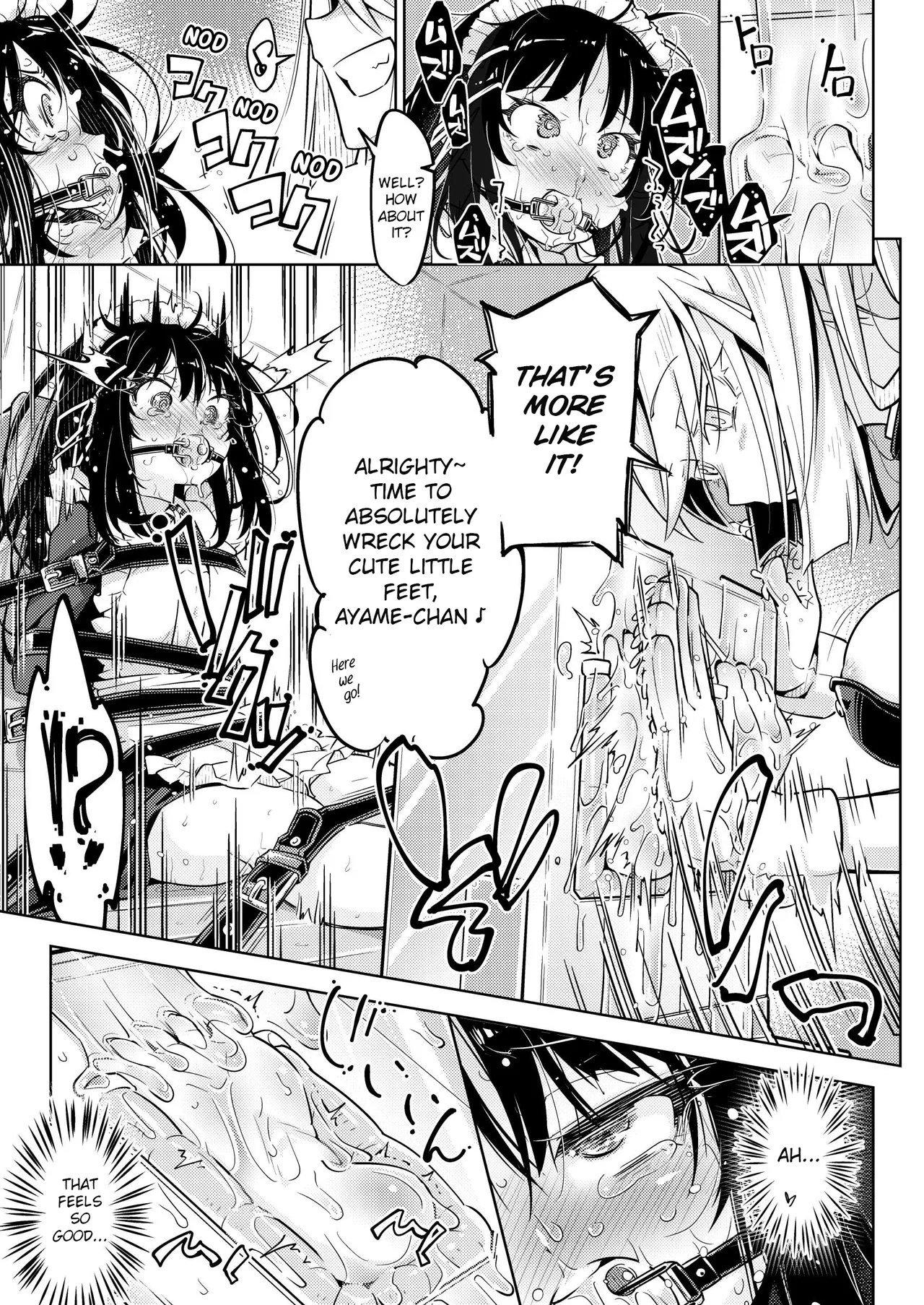 Young Rich's Girl Fall Into Foot Tickling Hell + Bonus Page page 24 original parody - females only sweating hentai manga - read online free