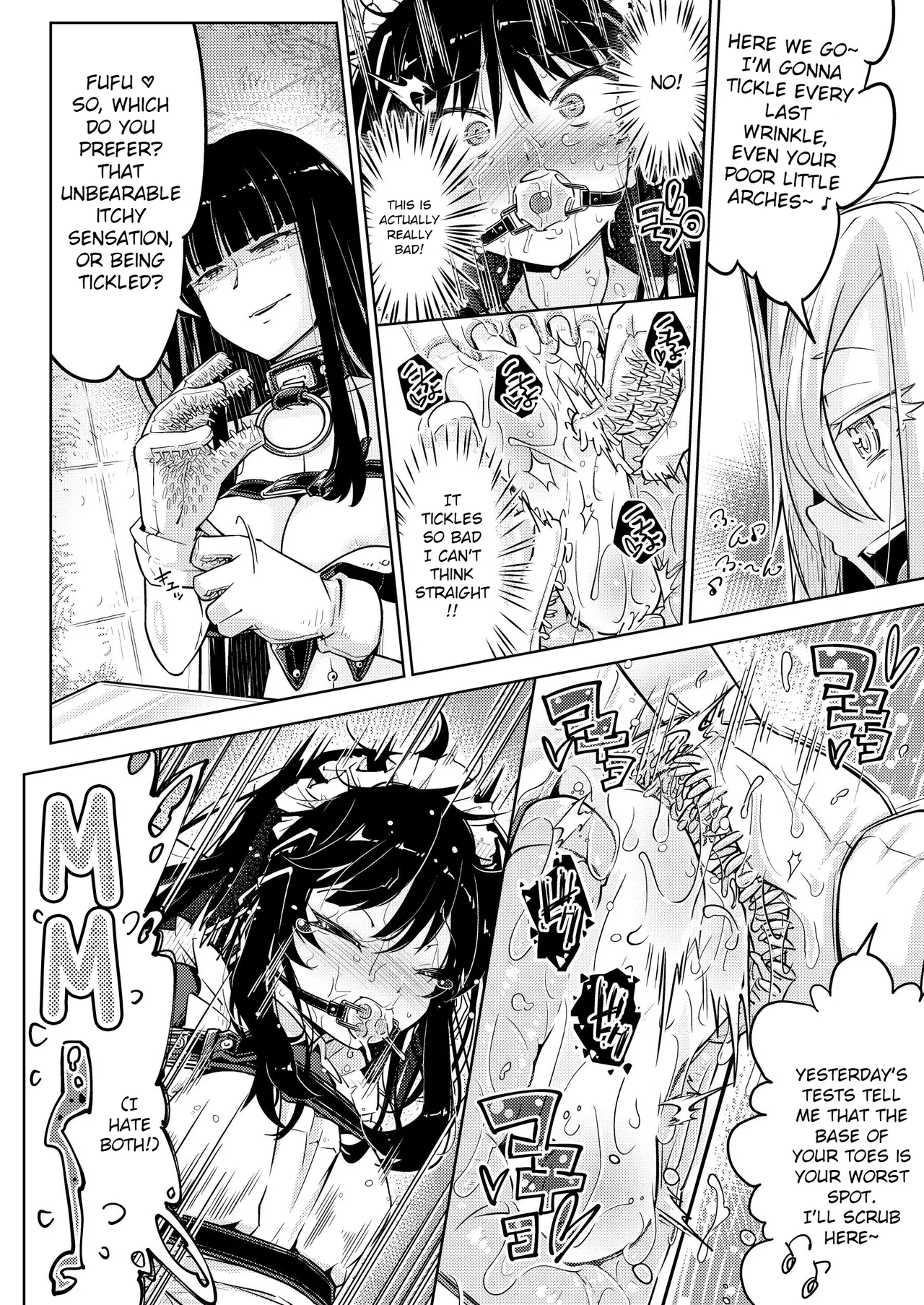 Young Rich's Girl Fall Into Foot Tickling Hell + Bonus Page page 25 original parody - maid sweating hentai manga - read online free