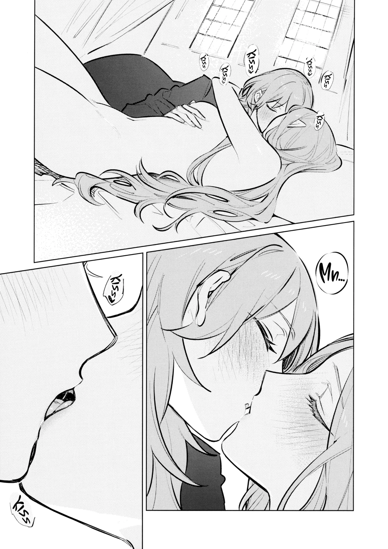 Yawarakai Uroko | Gentle Scales page 24 featuring byleth eisner fire emblem parody - yuri kissing hentai manga - read online free