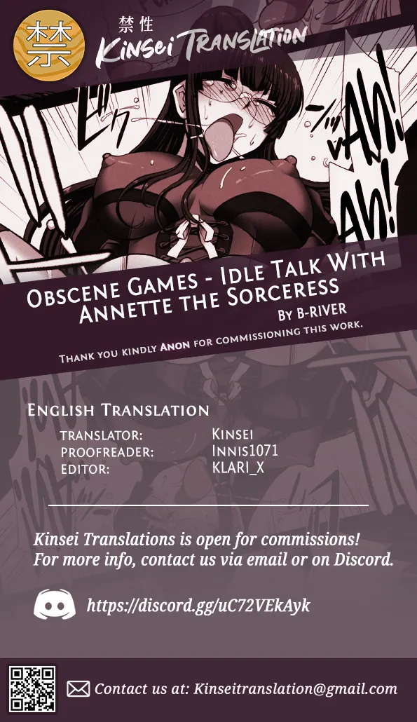 Ingi Madoushi Annette Kanwa | Obscene Games - Idle Talk With Annette the Sorceress page 26 original parody - kissing big breasts hentai manga - read online free