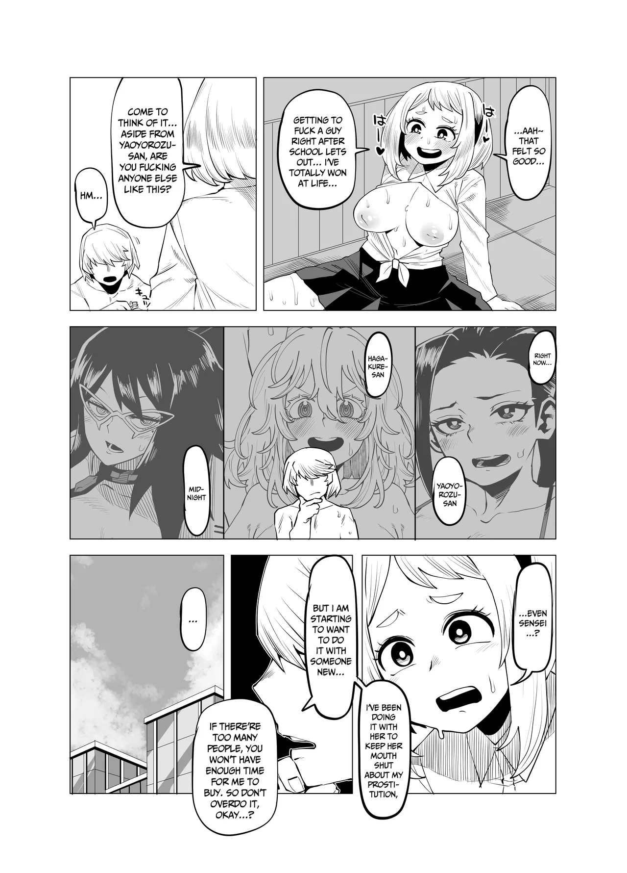 Teisou Gyakuten no Hero Academia | Inverted Morality Hero Academia page 52 featuring tooru hagakure my hero academia parody - sole female sole male hentai manga - read online free