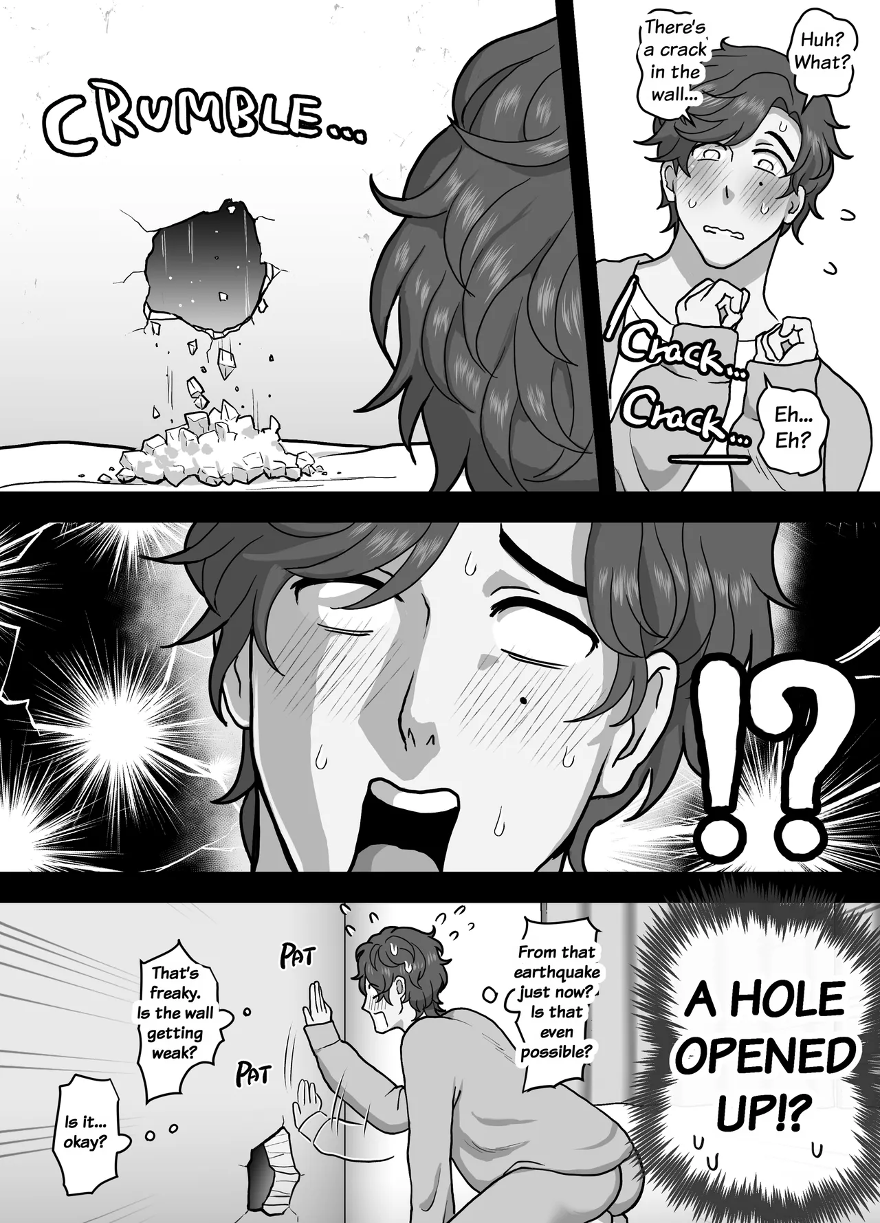 Page 3 of [Onoko Ya Honpo (Kamiwo Akira)] Gloryhole Sex with the Cuntboy Neighbor [English]