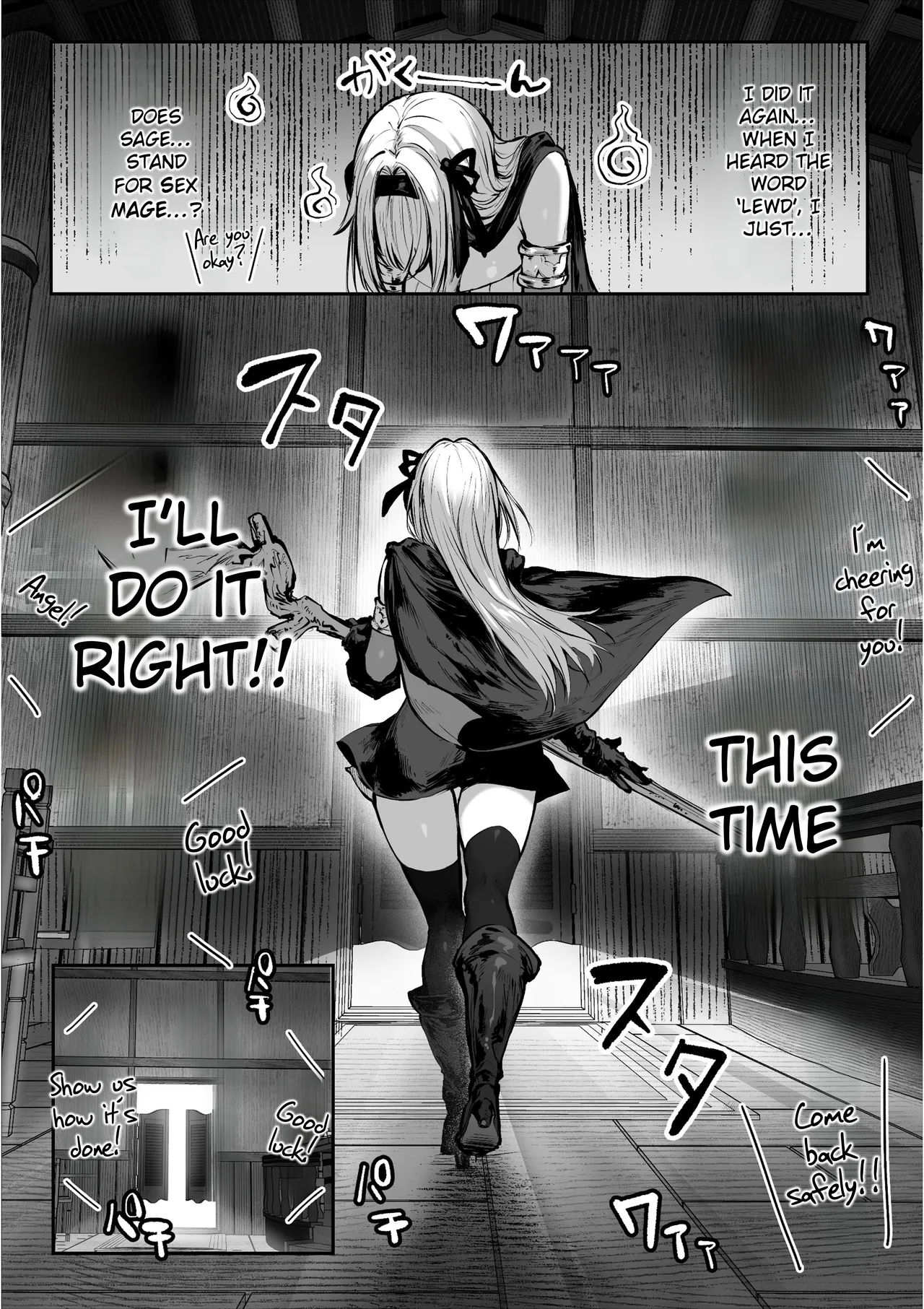 [Pirates Cat] Sei naru Kenja de Gomennasai ~Dai 1 Shou Gaman Shinai to Dame Nanoni~ | Sorry I Became a Sacred Sage ♥ Chapter 1 - Even Though I Have to Hold Back [English] [Rei Scans] [Digital] page 10 original parody - nakadashi multiple orgasms hentai manga - read online free