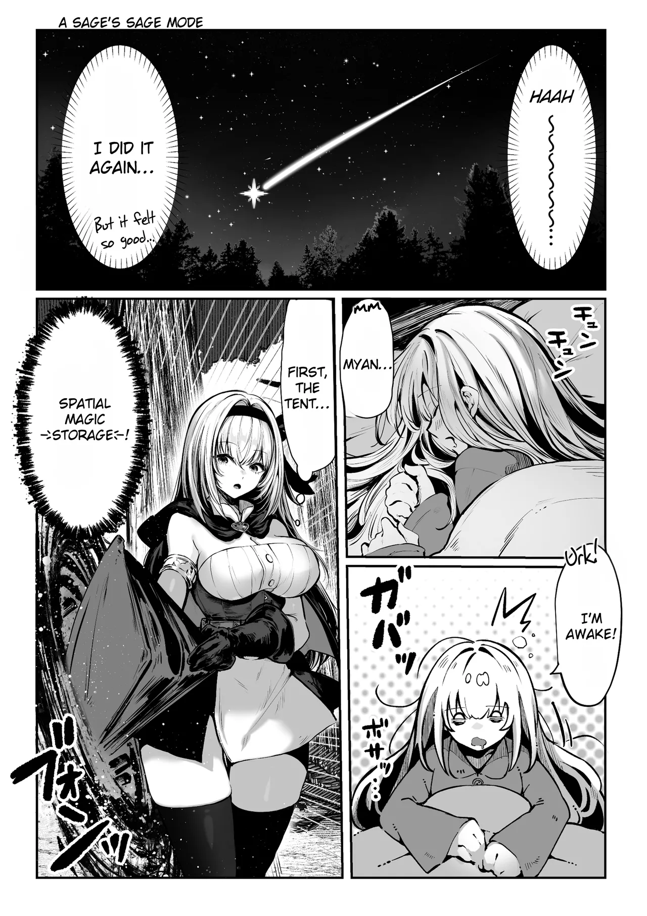 [Pirates Cat] Sei naru Kenja de Gomennasai ~Dai 1 Shou Gaman Shinai to Dame Nanoni~ | Sorry I Became a Sacred Sage ♥ Chapter 1 - Even Though I Have to Hold Back [English] [Rei Scans] [Digital] page 26 original parody - handjob slime hentai manga - read online free