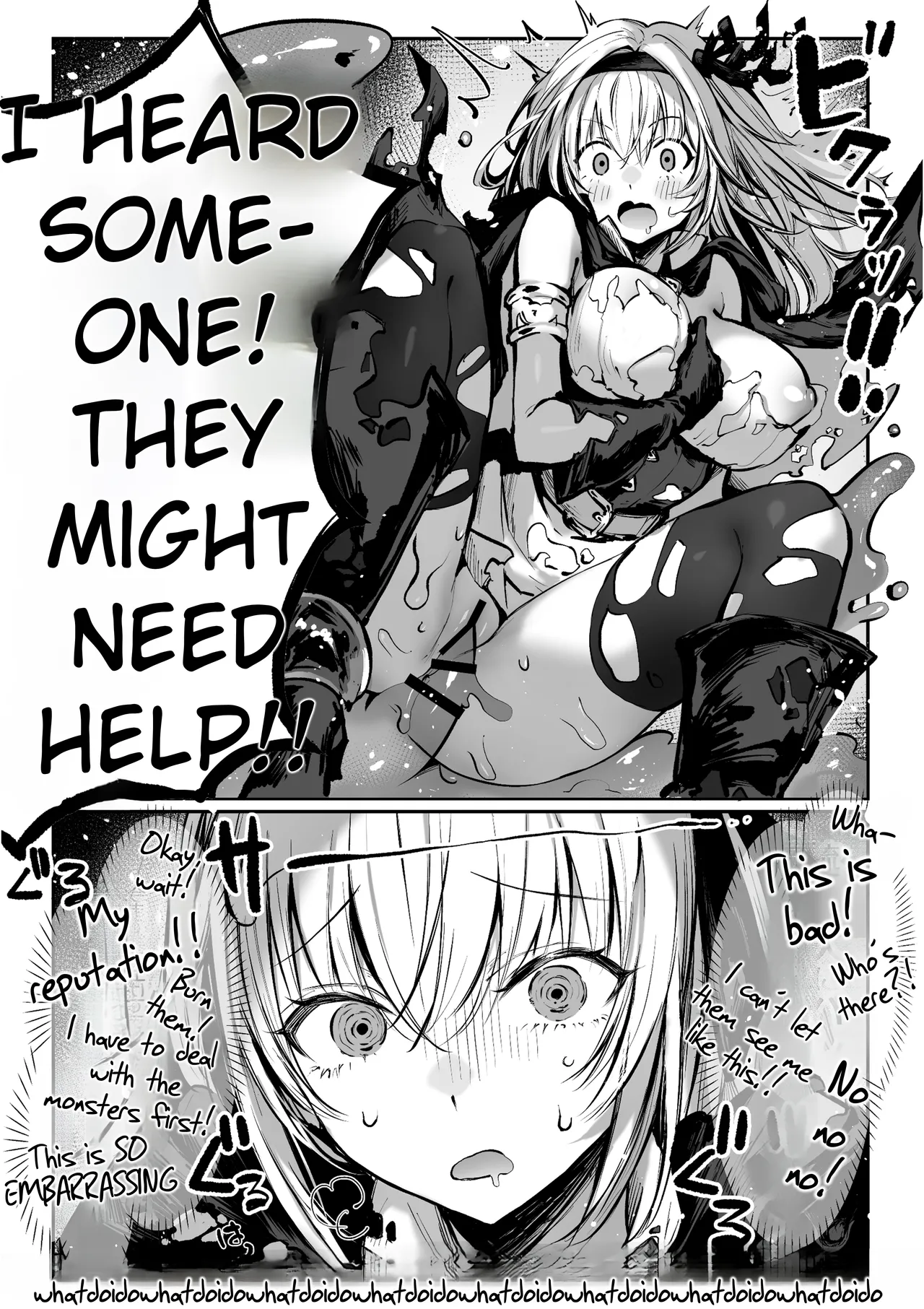 [Pirates Cat] Sei naru Kenja de Gomennasai ~Dai 1 Shou Gaman Shinai to Dame Nanoni~ | Sorry I Became a Sacred Sage ♥ Chapter 1 - Even Though I Have to Hold Back [English] [Rei Scans] [Digital] page 42 original parody - handjob slime hentai manga - read online free