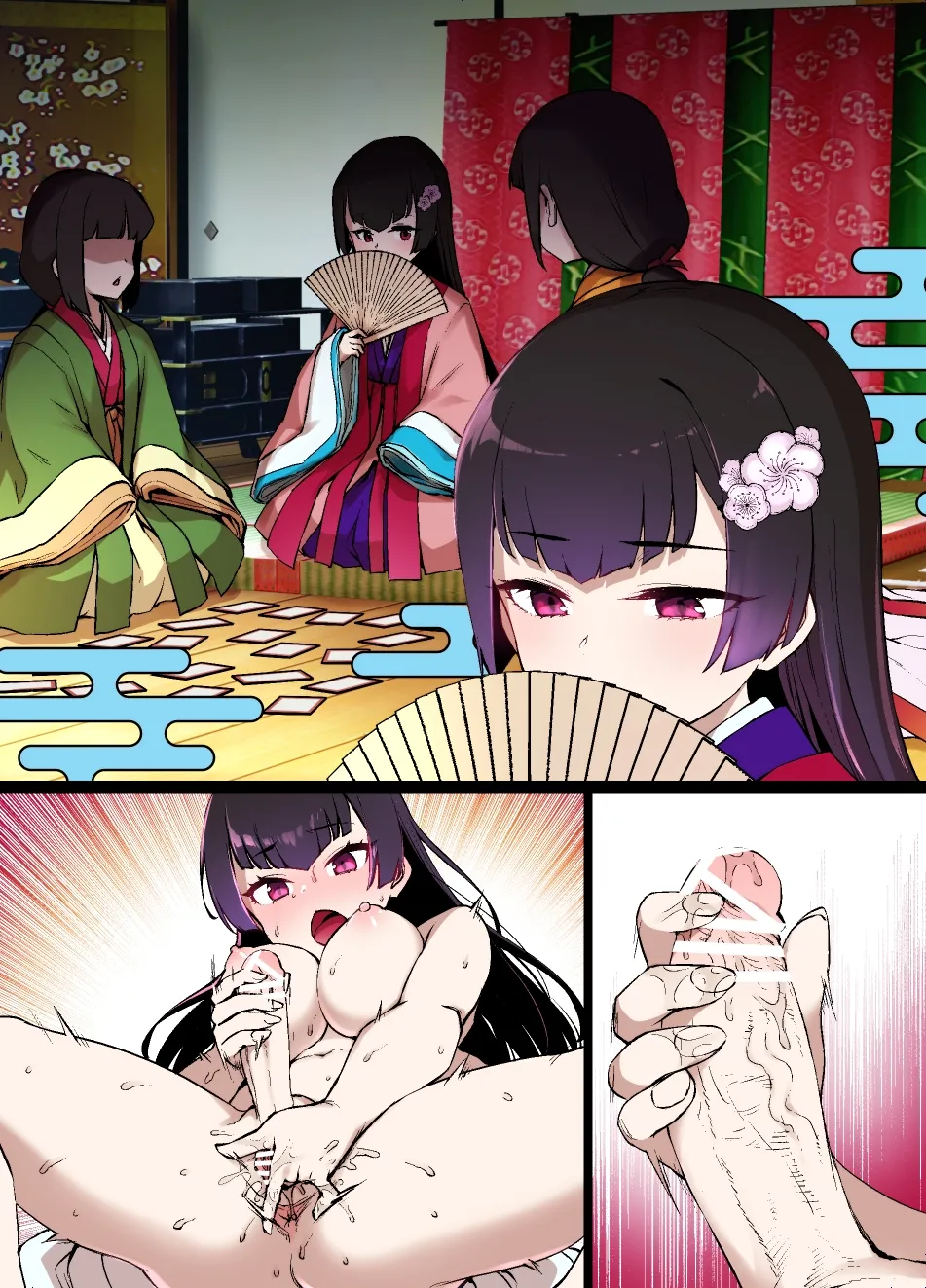 Inma ni Misomerareta Heian Kizoku no Futanari Hime Manga page 51 original parody - full color stockings hentai manga - read online free