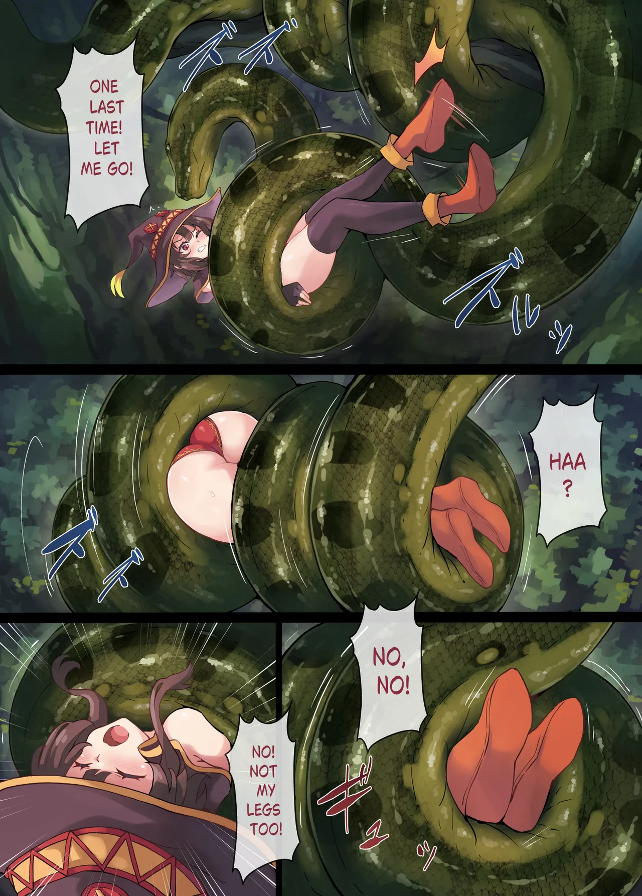 Page 28 of [Mist Night (Co_Ma)] Kono Subarashii Wrestle Quest! [English]