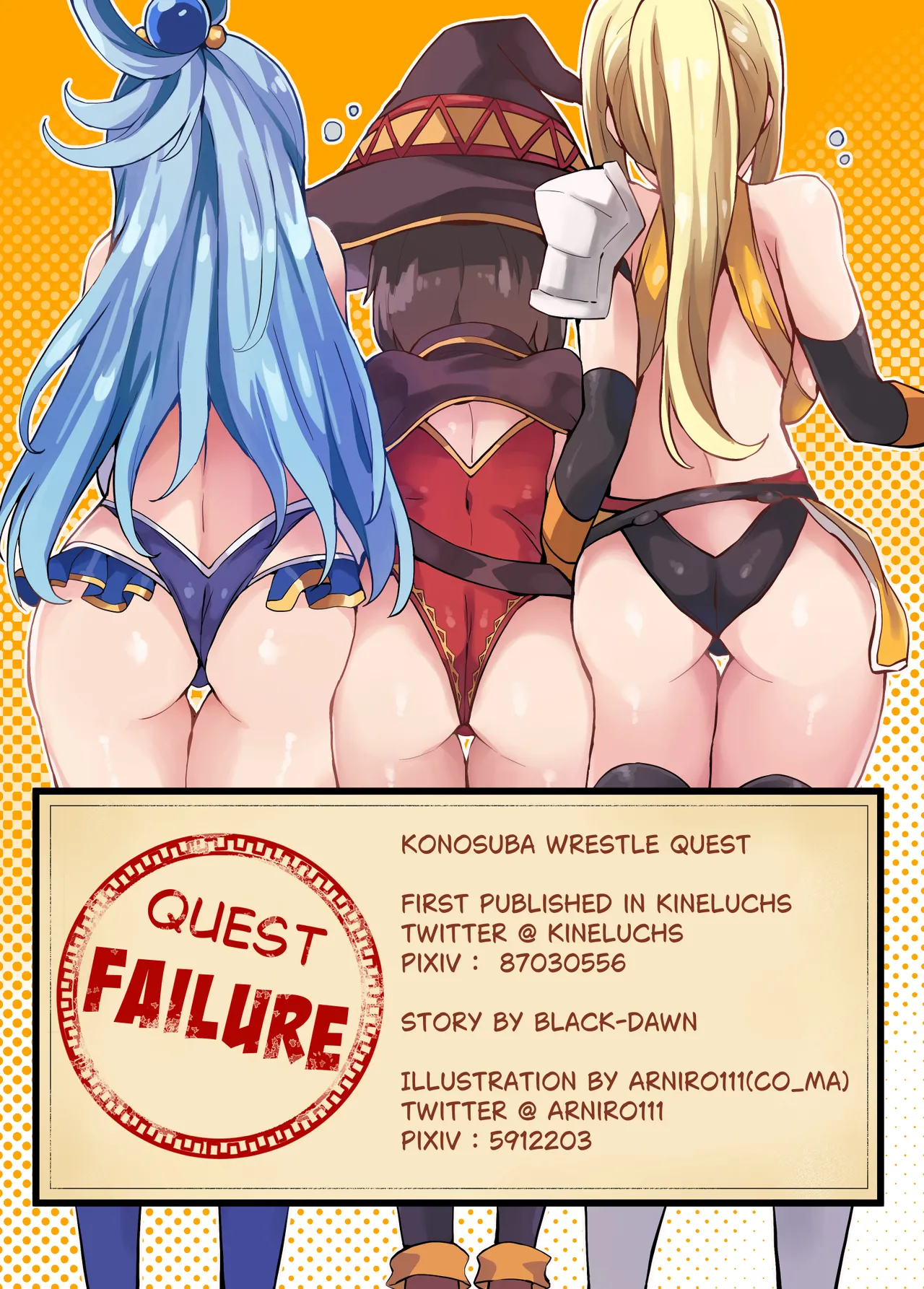 Kono Subarashii Wrestle Quest! page 42 featuring aqua kono subarashii sekai ni syukufuku o parody - big breasts swimsuit hentai manga - read online free