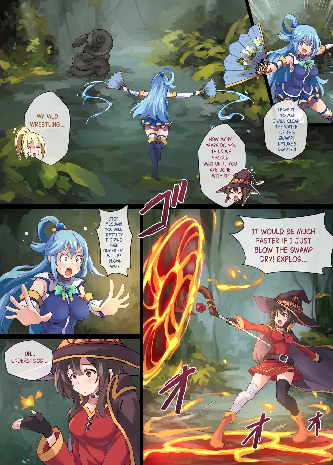 Page 5 of [Mist Night (Co_Ma)] Kono Subarashii Wrestle Quest! [English]