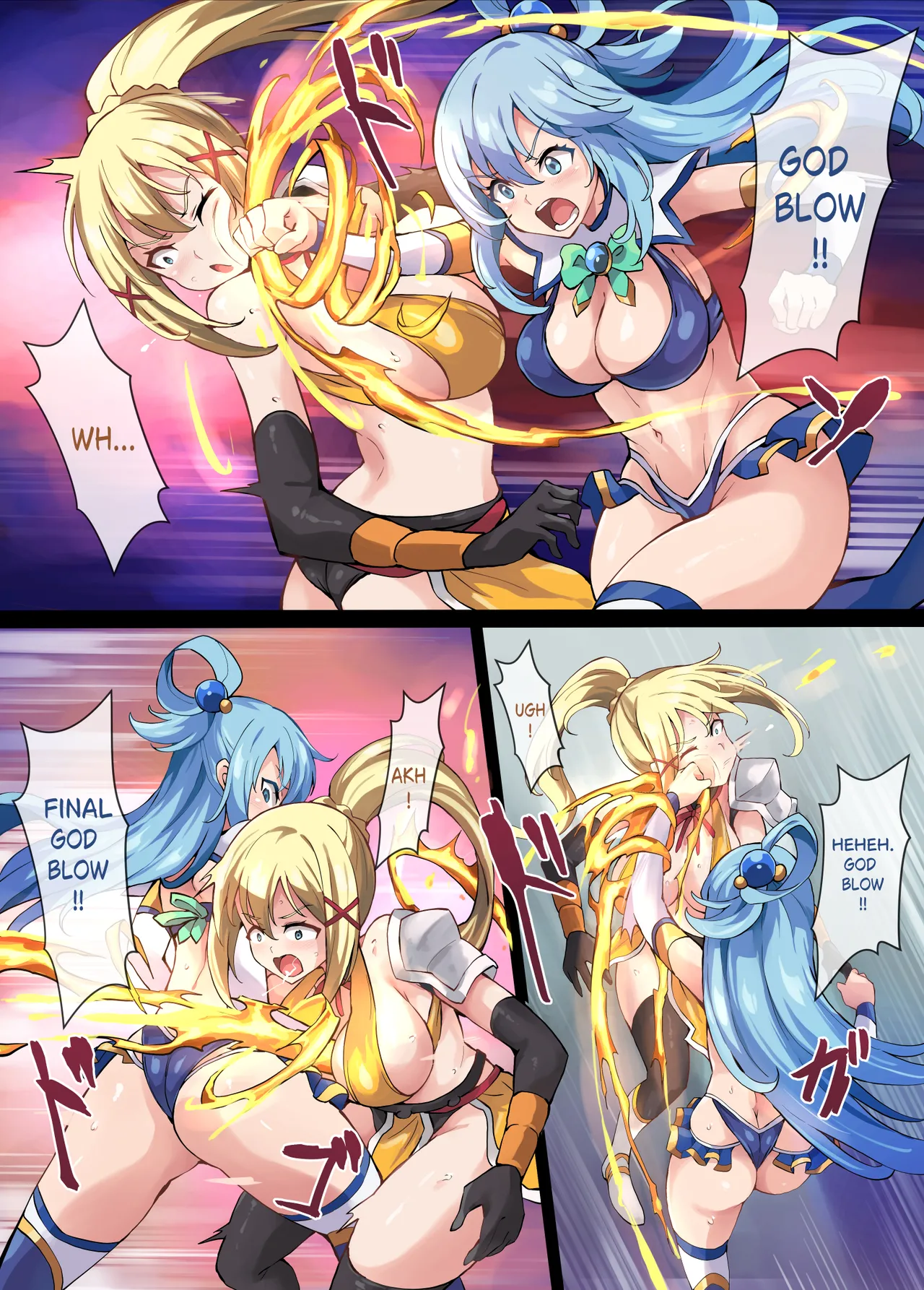 Page 9 of [Mist Night (Co_Ma)] Kono Subarashii Wrestle Quest! [English]
