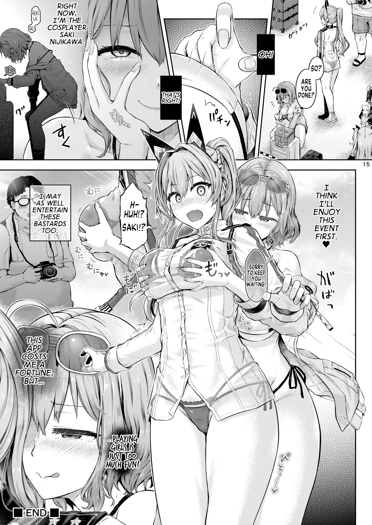 Remote Hyoi | Remote Possession page 16 featuring asuna ichinose blue archive parody - big breasts swimsuit hentai manga - read online free