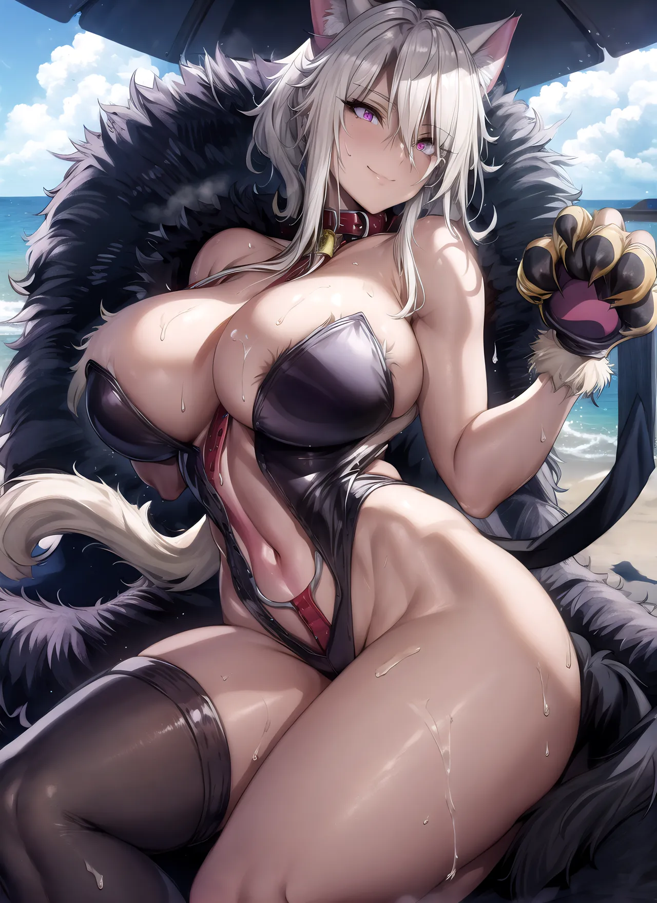 泽塔丨zeta丨ゼータ  jrjdf  巨乳加大分  ai generated page 61 featuring zeta kage no jitsuryokusha ni naritakute parody - swimsuit bikini hentai manga - read online free