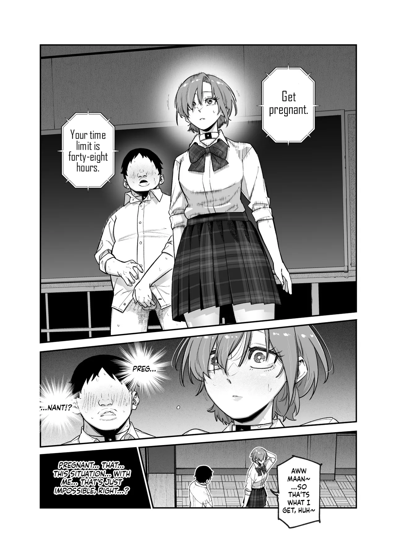 [Nyuu Koubou (Papikoro)] Death Game dakara Shikatanai desho!? EX 1-Genme Iyagatten ja Nai wa yo!? Iya Ore wa Betsu ni Iyagattenai Ken /  We Have No Choice Because We're In A Death Game! EX 1st Period - Don't Act Disgusted, Got It!? Well, It's Not Like I'm Disgusted In The First Place  [English] {Doujins.com} page 19 original parody - sole male nakadashi hentai manga - read online free