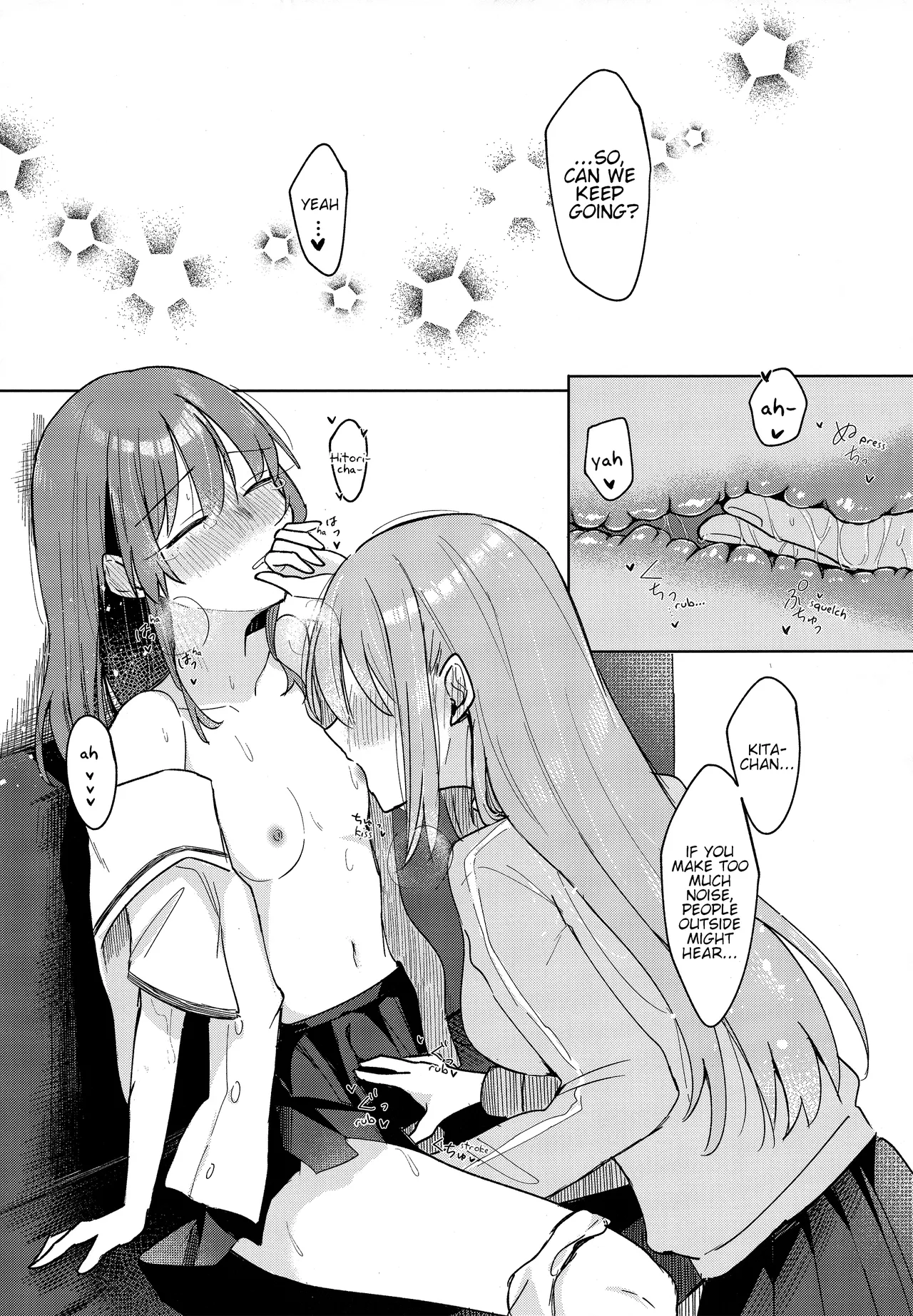 Love Song o Utaitai | I Want to Sing You a Love Song page 14 featuring hitori gotou bocchi the rock parody - rough translation yuri hentai manga - read online free