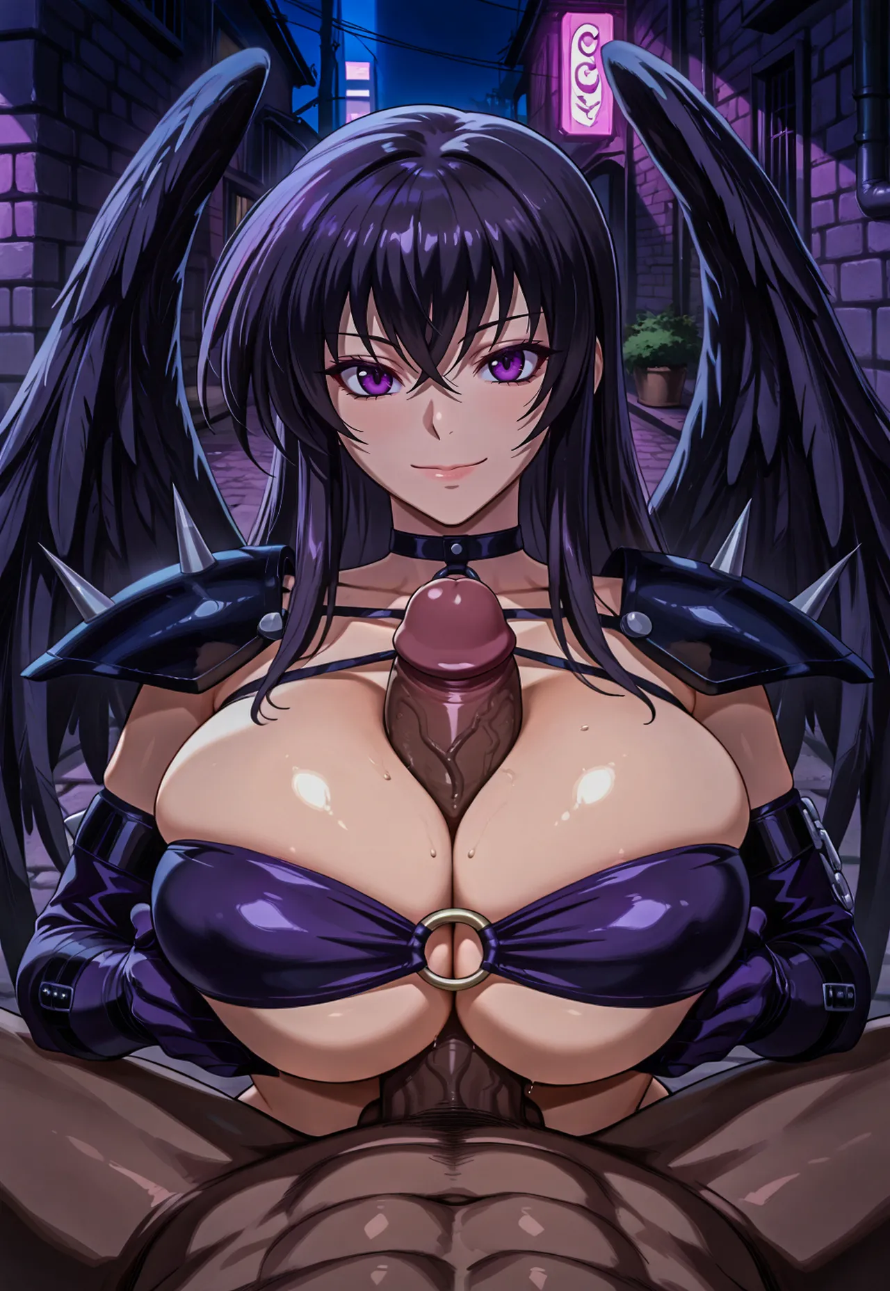 lustful angel messingwithai ai generated page 12 featuring raynare highschool dxd parody - wings big breasts hentai manga - read online free