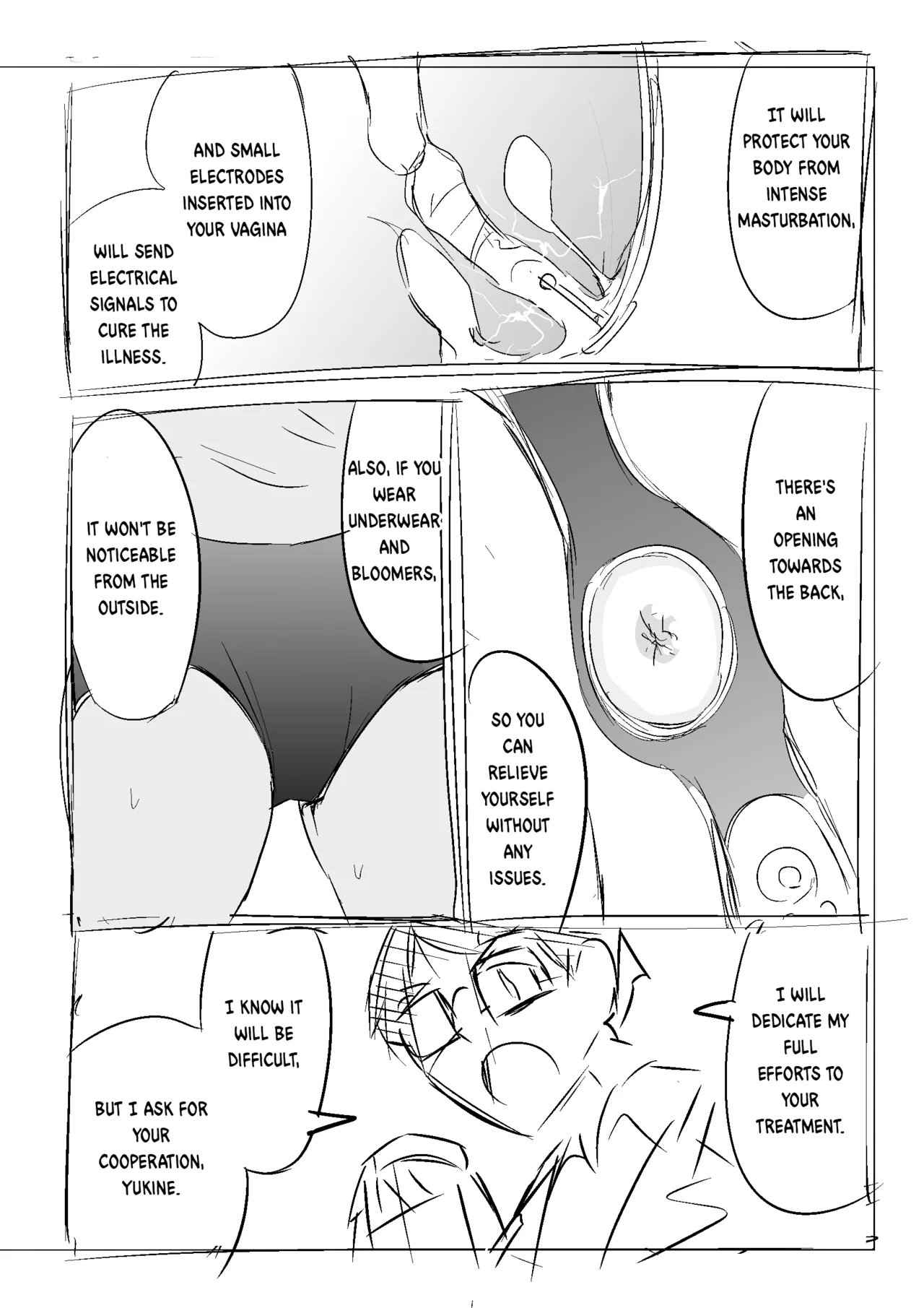 Hiiragi Yukine’s invisible bonds page 20 original parody - chastity belt glasses hentai manga - read online free