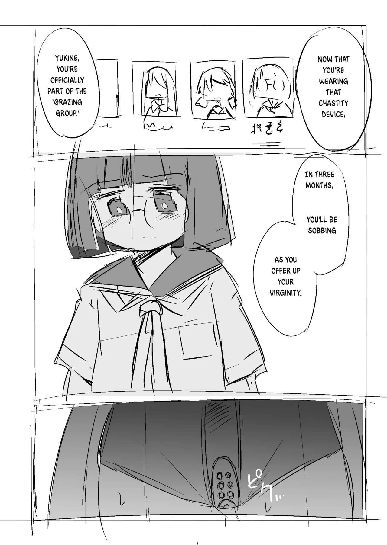 Hiiragi Yukine’s invisible bonds page 22 original parody - sole female rough translation hentai manga - read online free