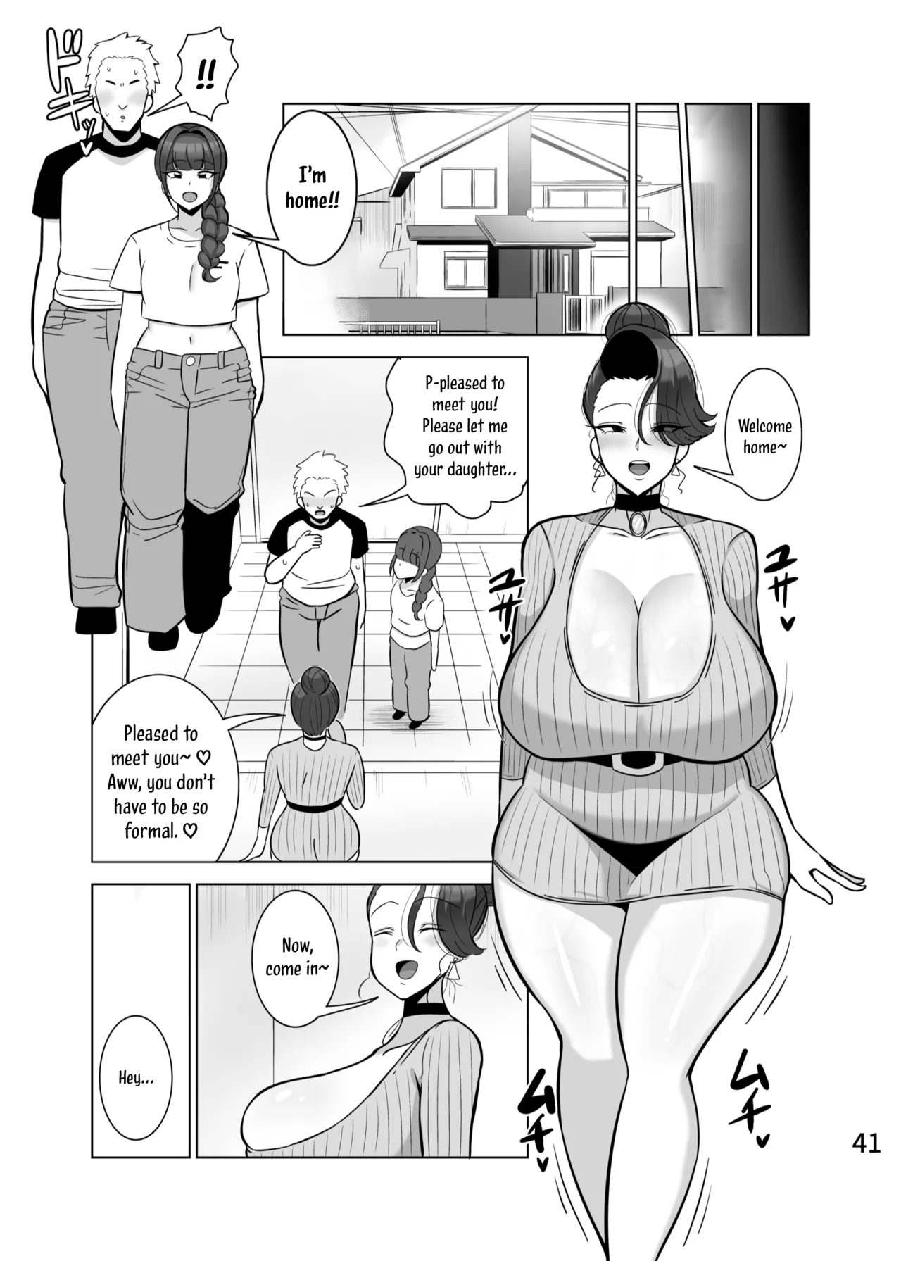 Musume no Kareshi o Netoru Haha | A Mother Who Steals Her Daughter's Boyfriends page 42 original parody - squirting milf hentai manga - read online free
