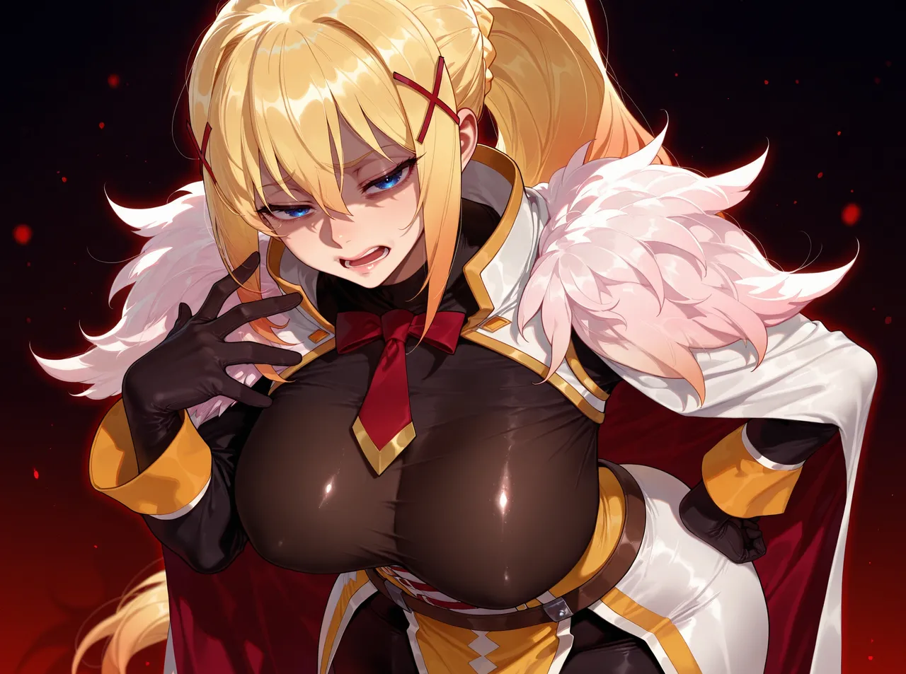 Darkness arzagod ai generated page 41 featuring darkness kono subarashii sekai ni syukufuku o parody - big penis ponytail hentai manga - read online free