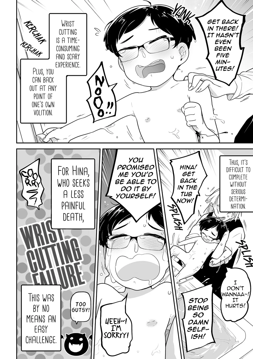 Suicide Challenge page 9 original parody - rough translation glasses hentai manga - read online free