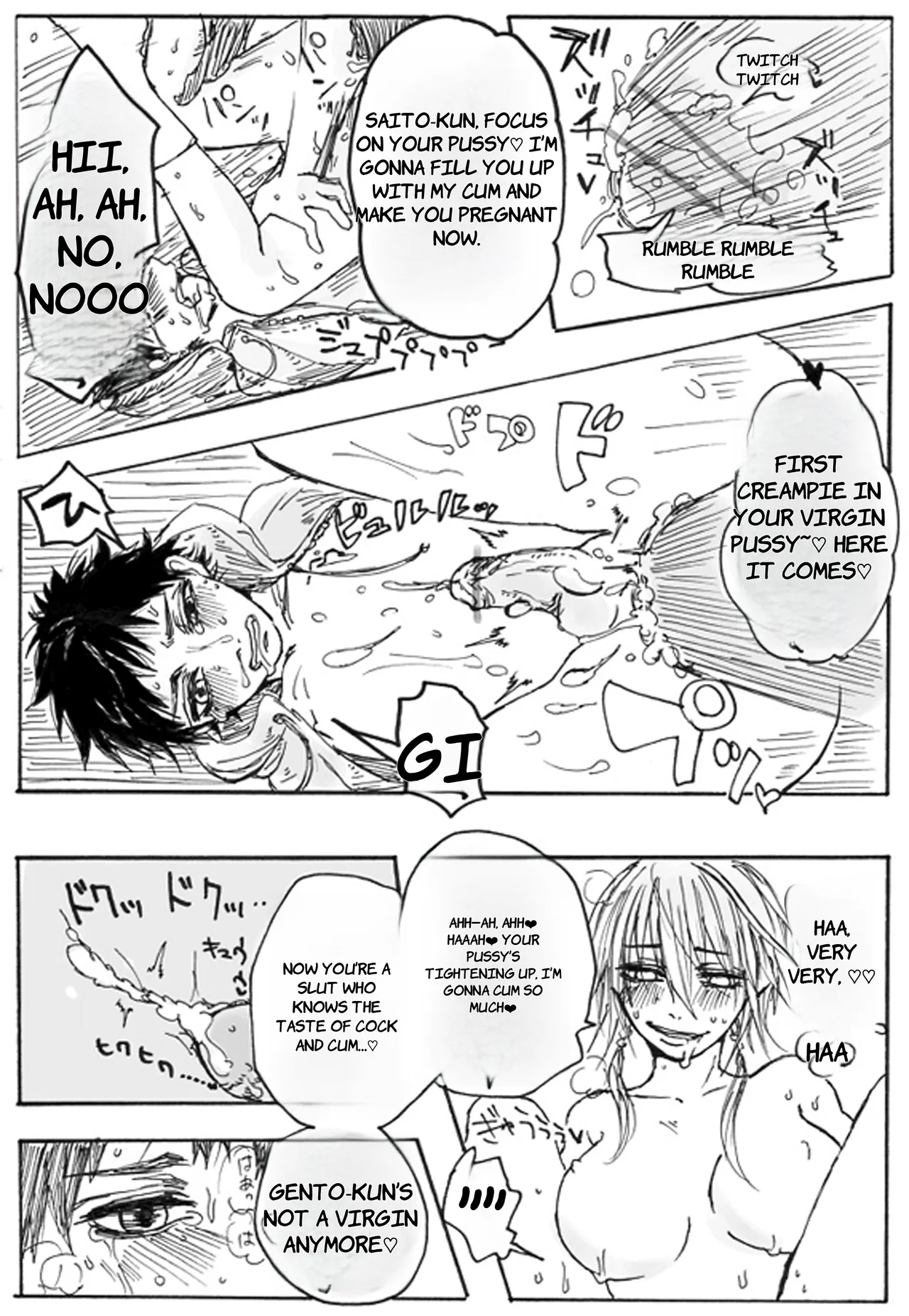 Note Man x Futanari - English page 15 original parody - rough translation futanari hentai manga - read online free