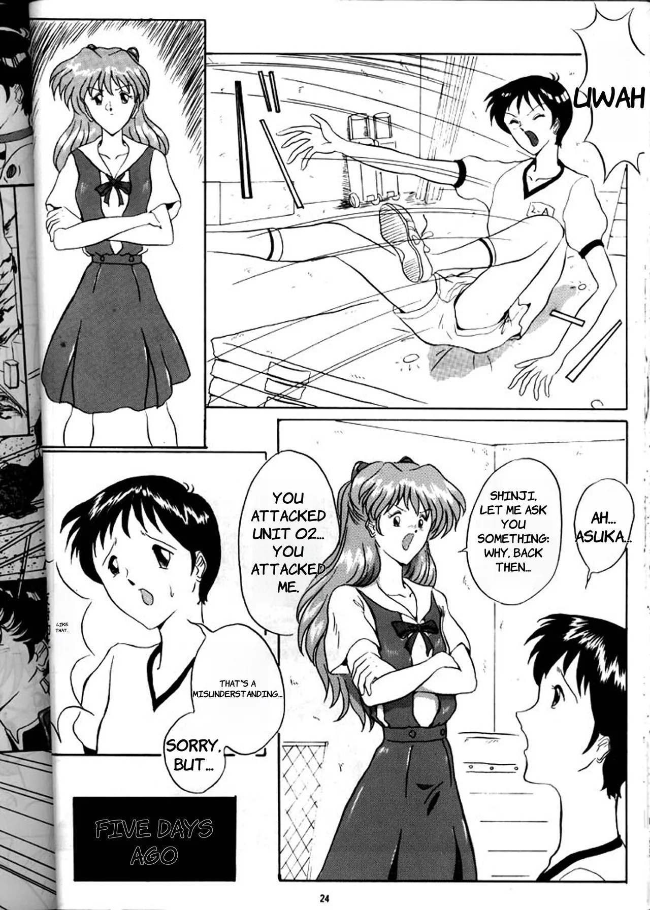 [Yomosue Doukoukai (Gesho Ichirou)] EVA 01 Test (Neon Genesis Evangelion) - English page 23 neon genesis evangelion parody - rough translation big breasts hentai manga - read online free