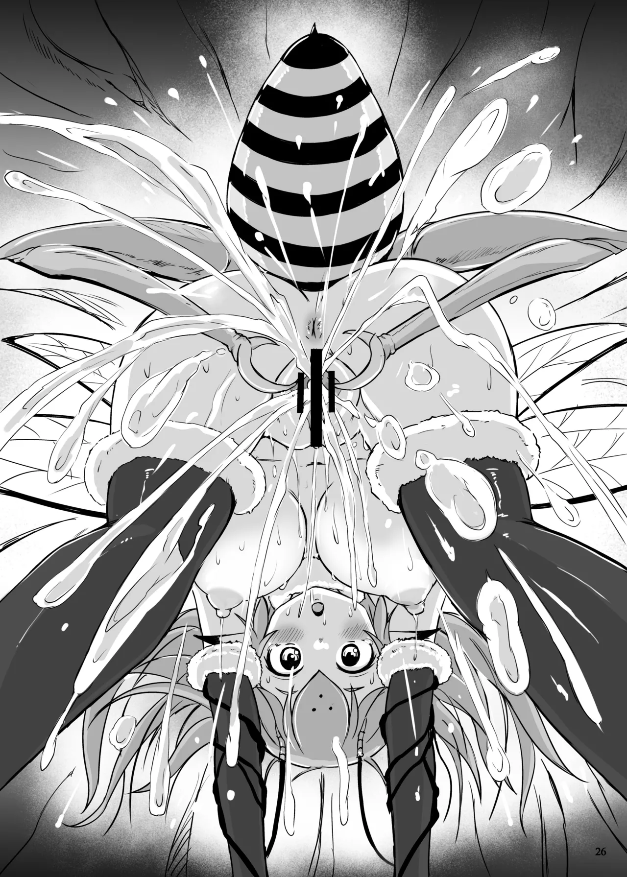 Horny Bees - Bees and the Cocoon of Flesh page 28 original parody - futanari big breasts hentai manga - read online free