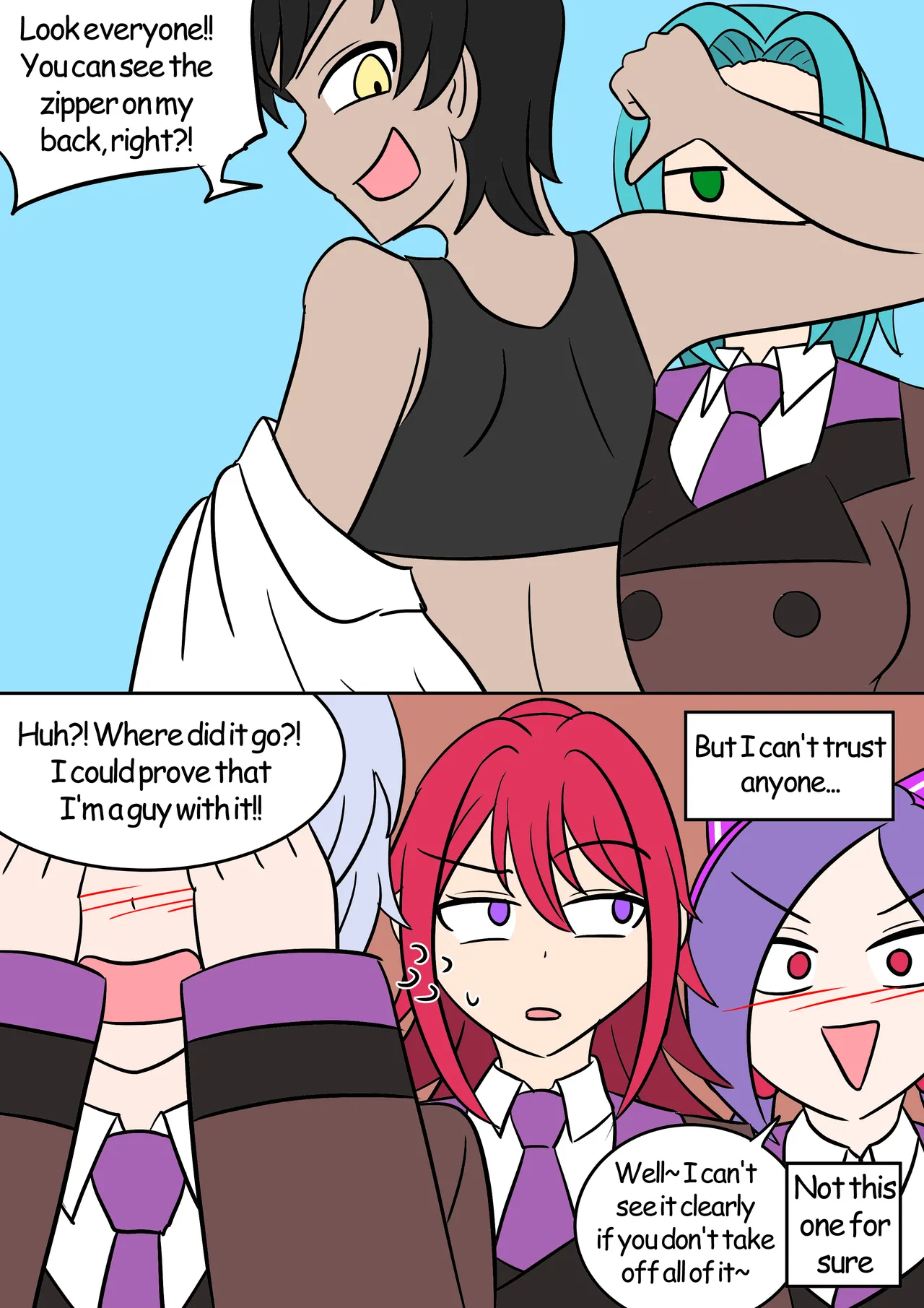 TSG page 39 original parody - full color full censorship hentai manga - read online free