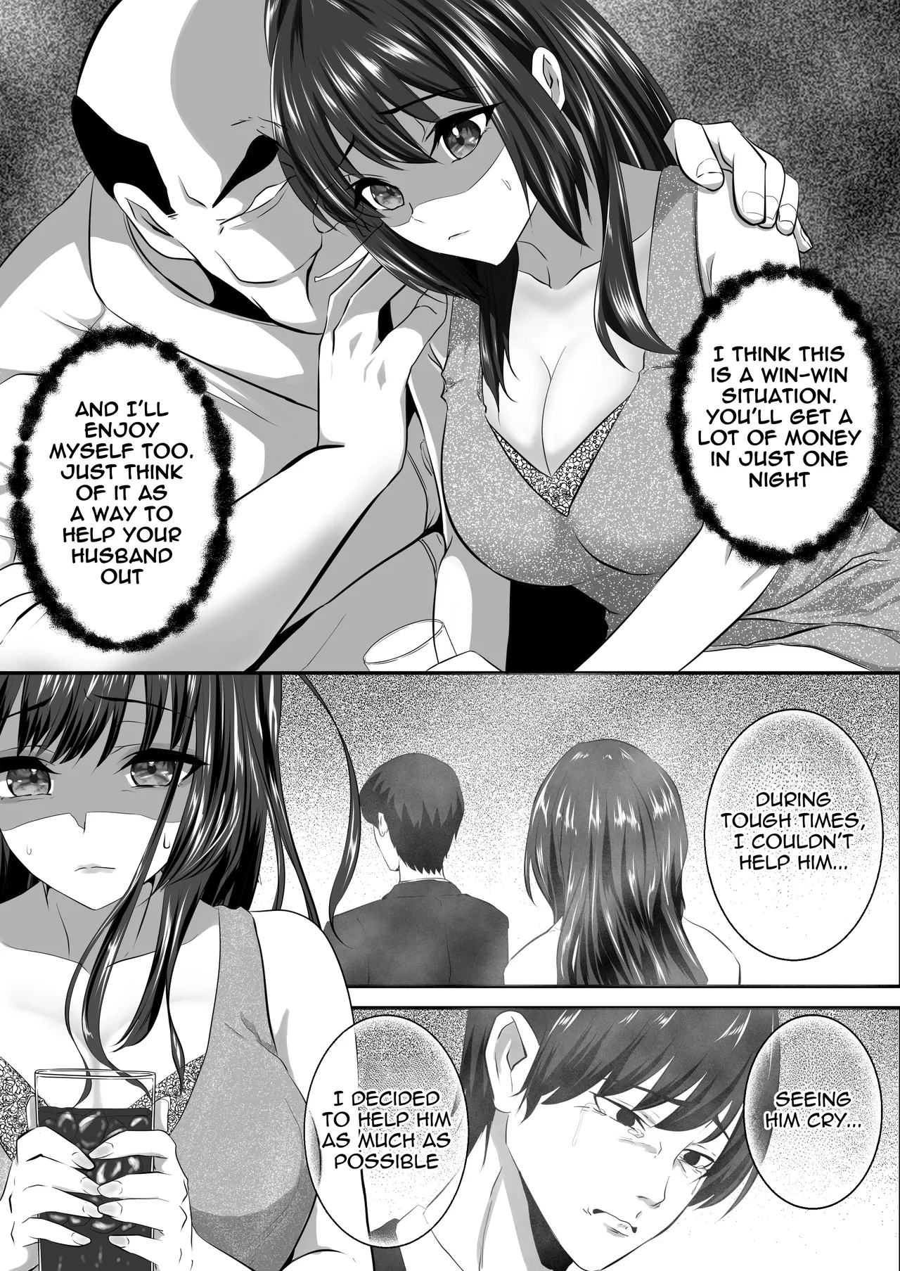 [Zionman] Anata to Watashi no Ayamachi ~Bangaihen Kairaku Ochi e no Ippo~ | Our Mistake ~Side Story: A Step Towards the Fall into Pleasure~ [English] [meganekun_tl] page 9 original parody - netorare cheating hentai manga - read online free