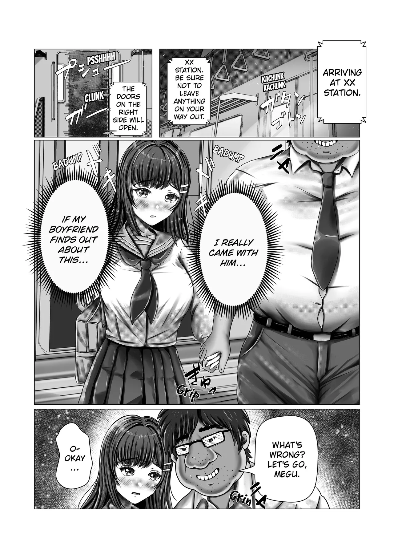 Chikan Oji-san Choukyou Nikki | Being Molested and Trained by an Old Man. page 20 original parody - big breasts glasses hentai manga - read online free