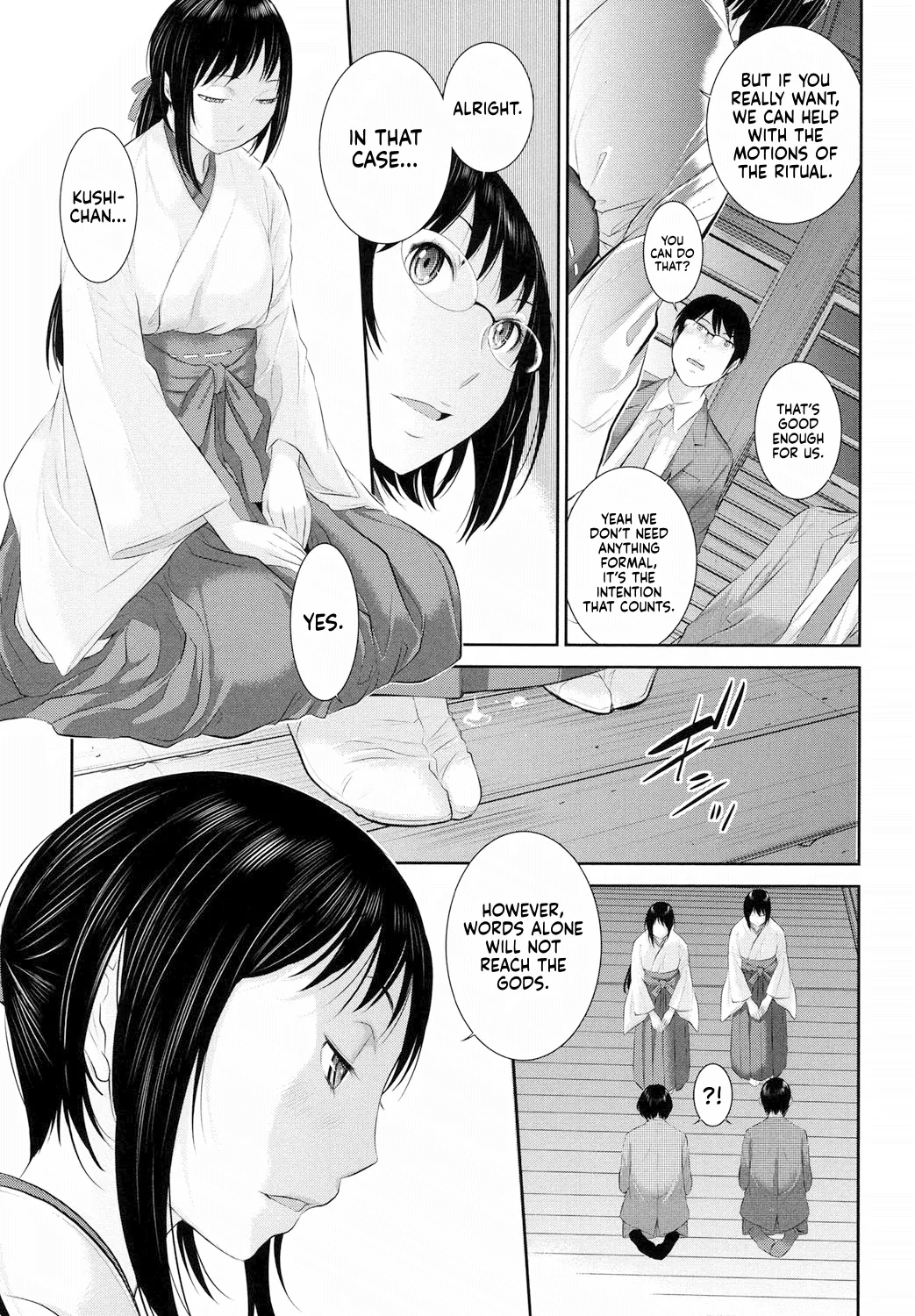 Miko no Iru Machi | The Town of Mikos page 117 - miko mmf threesome hentai manga - read online free