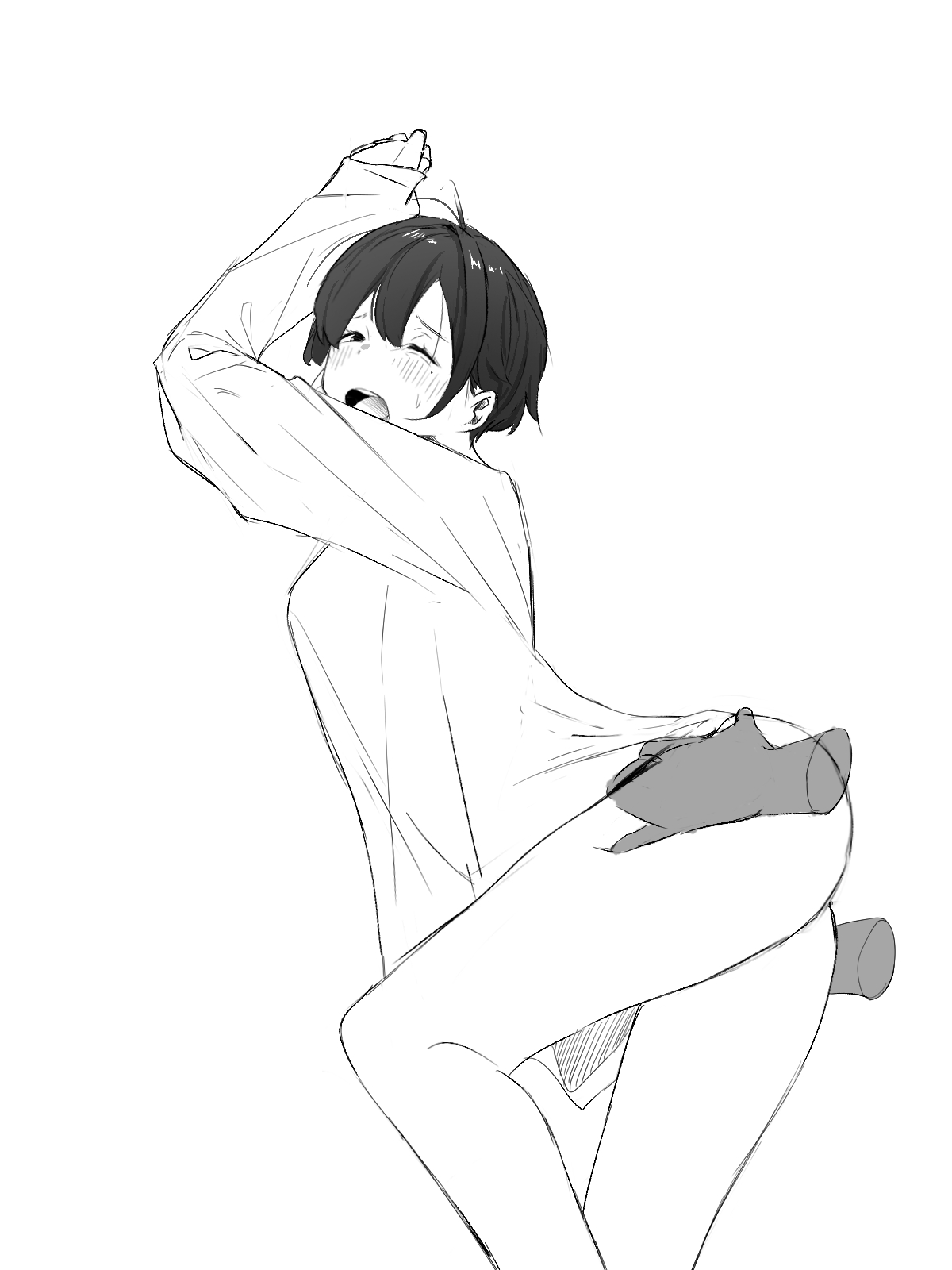 Tonari kara Aegigoe ga Kikoete Kita Hanashi page 55 original parody - sole female sole male hentai manga - read online free