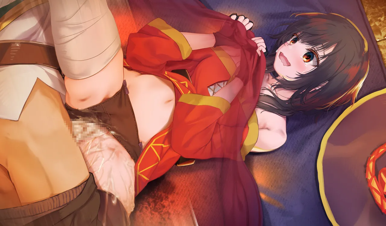 Megumin 1~5 page 200 featuring megumin kono subarashii sekai ni syukufuku o parody - nakadashi mosaic censorship hentai manga - read online free