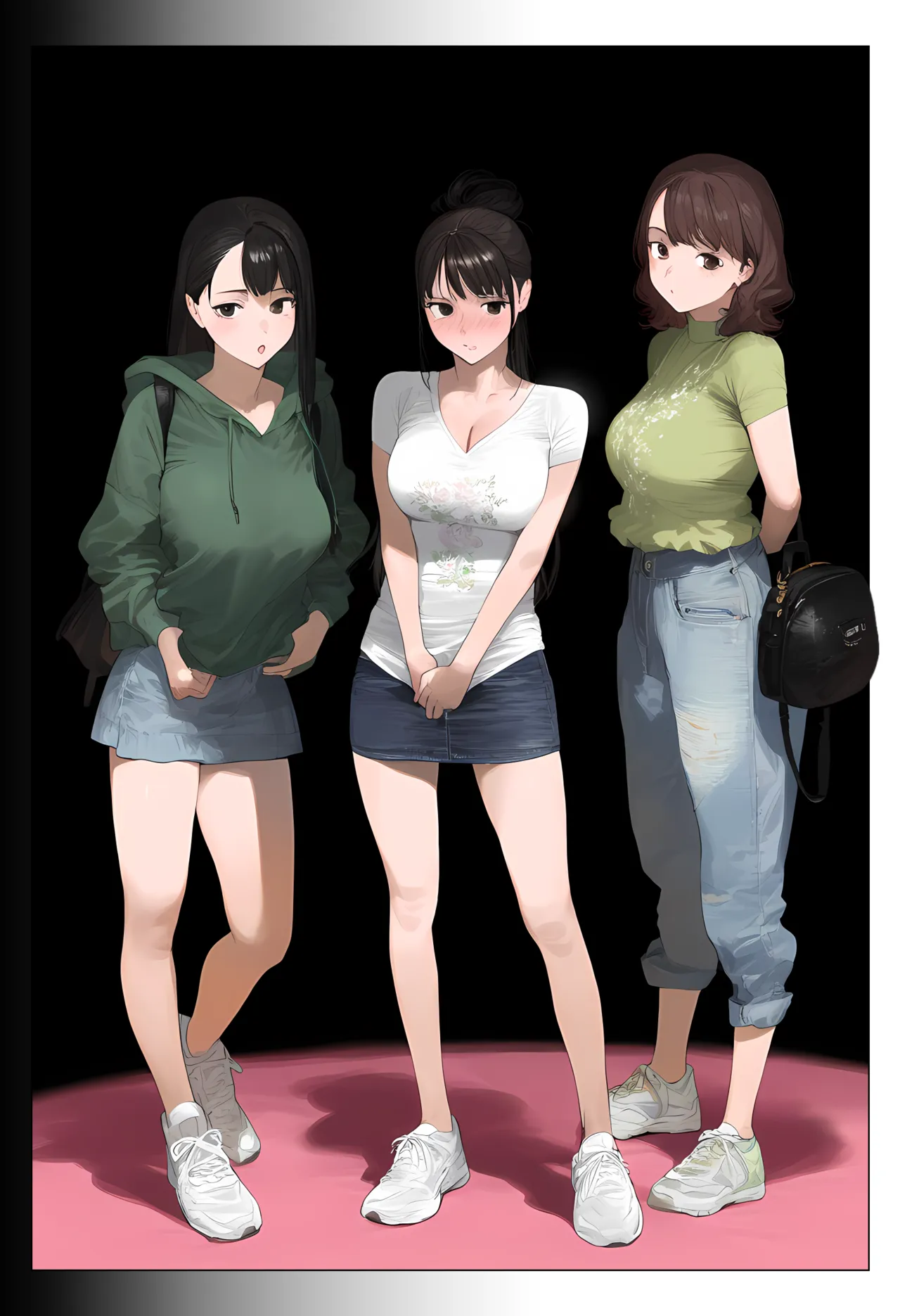 【催●app】催●アプリで全員支配、妊娠適齢デカ乳美人おじさん赤ちゃん托卵中3 page 95 - milf kissing hentai manga - read online free