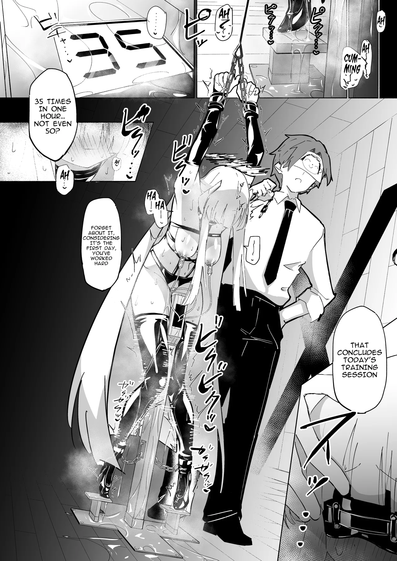 Ushio Choukyou | Ushio Training page 21 featuring noa ushio blue archive parody - bdsm spanking hentai manga - read online free