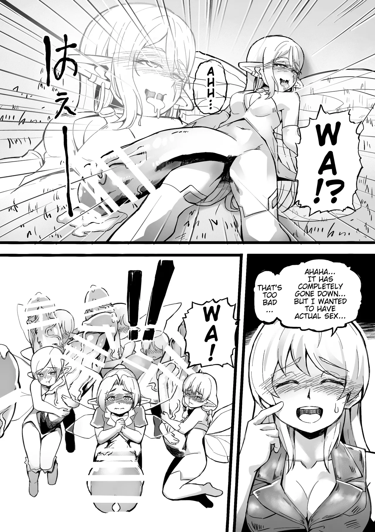 The Girl in the Futanari Fairy Forest page 15 original parody - big penis blowjob hentai manga - read online free