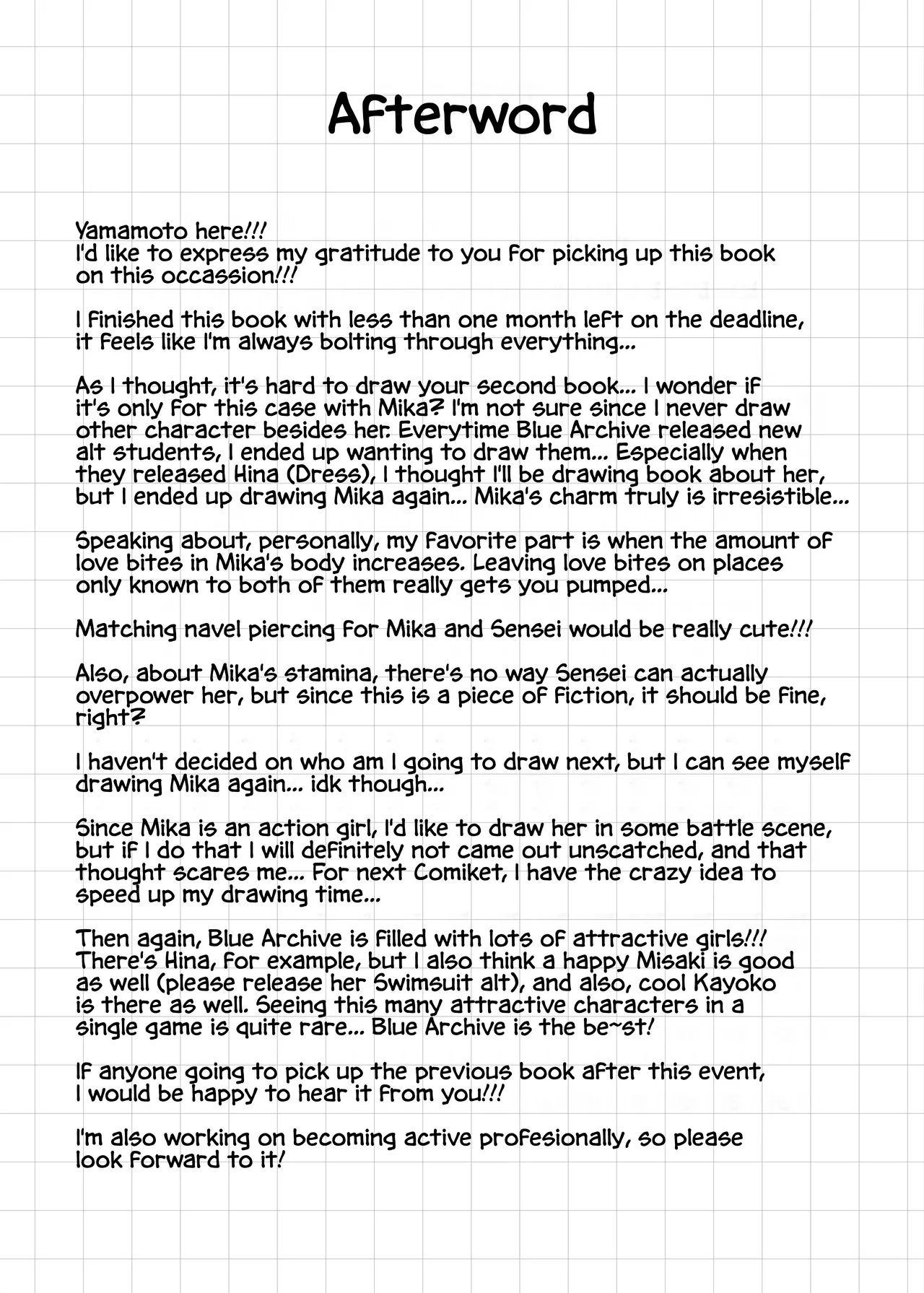 Misono Houshi | Misono Service page 26 featuring sensei blue archive parody - sole female sole male hentai manga - read online free