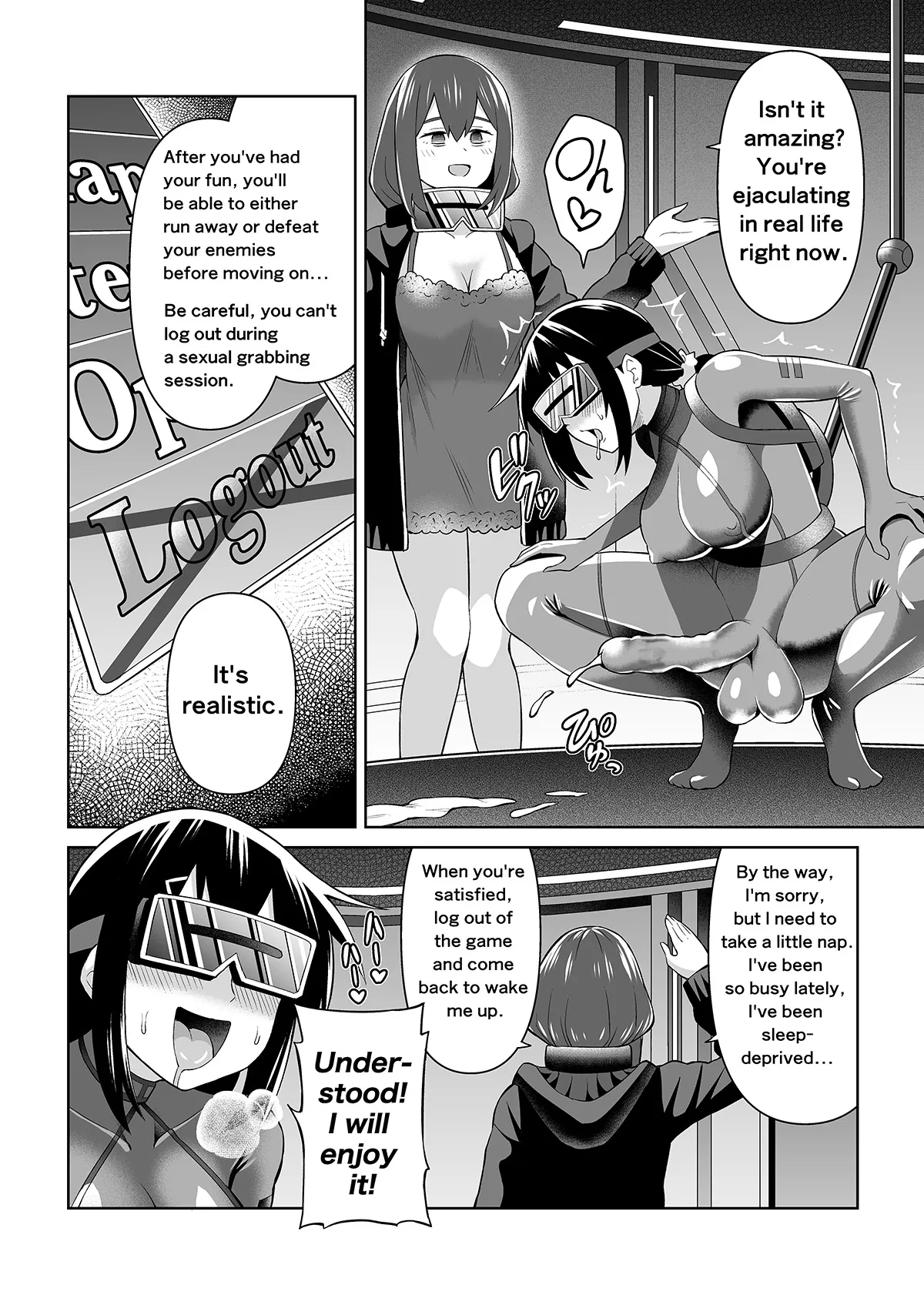 Futanari Maki-chan VR Game Edition page 9 original parody - futanari uncensored hentai manga - read online free