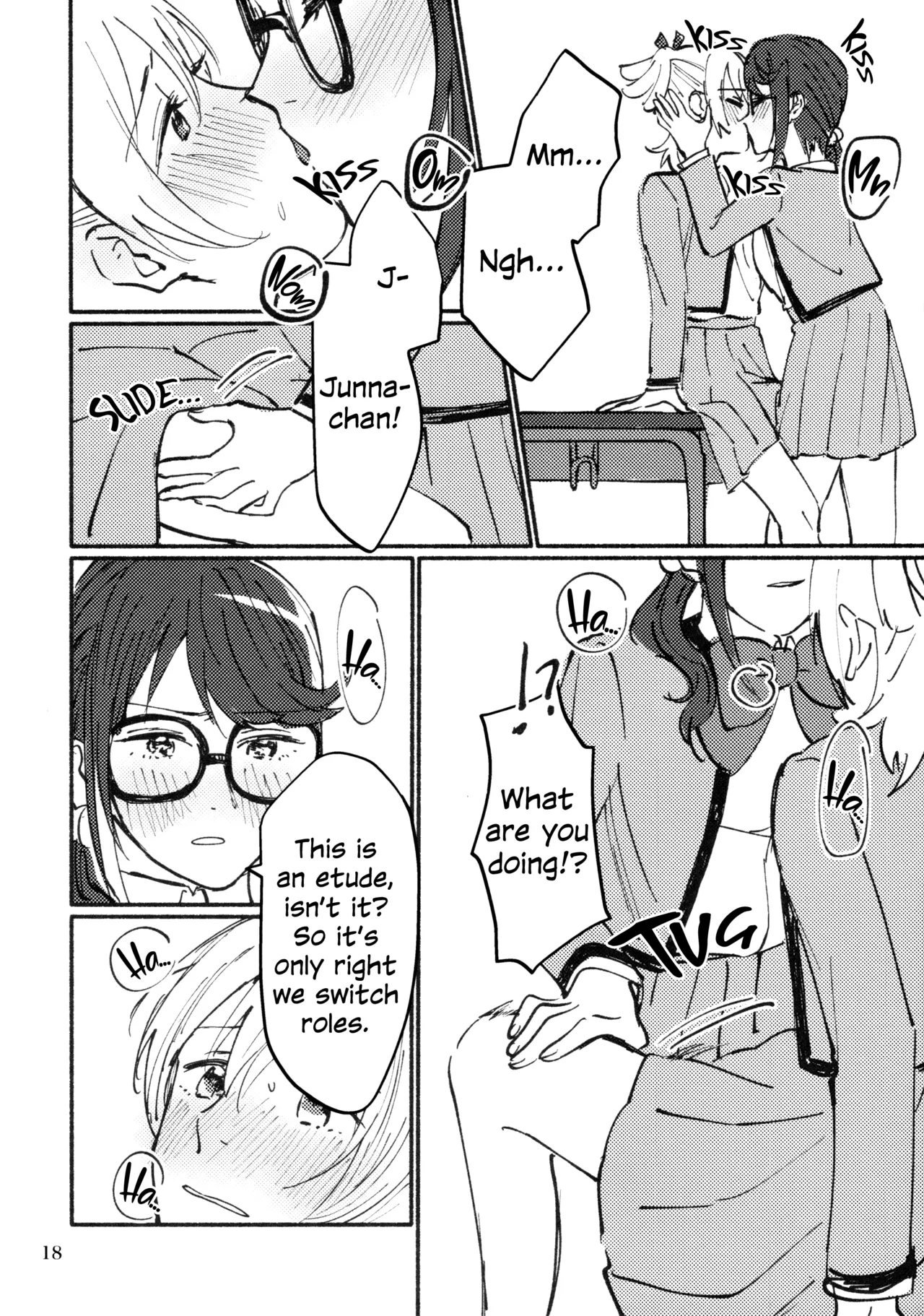 Omoide Make Love | Make Love and Memories page 19 featuring nana daiba shoujo kageki revue starlight parody - cunnilingus females only hentai manga - read online free