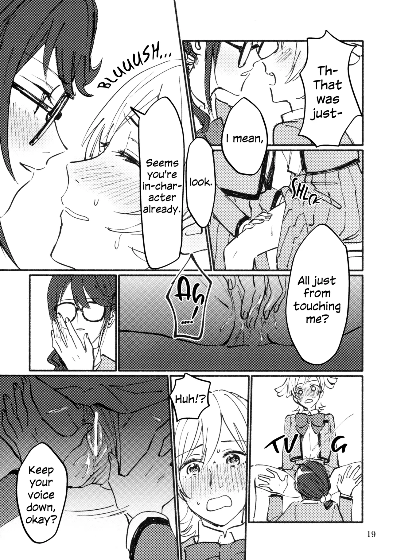 Omoide Make Love | Make Love and Memories page 20 featuring nana daiba shoujo kageki revue starlight parody - cunnilingus females only hentai manga - read online free