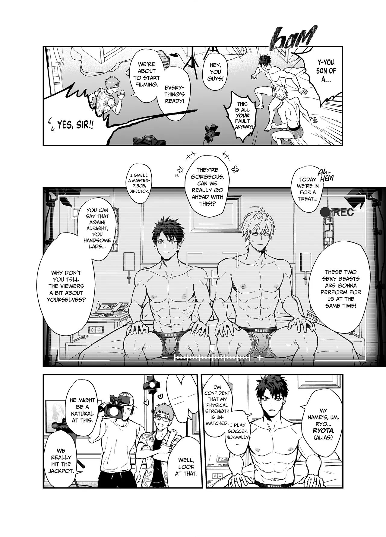 I Can Explain! Co-Starring in a Porno With My Arch-Rival! page 29 original parody - kissing leg lock hentai manga - read online free