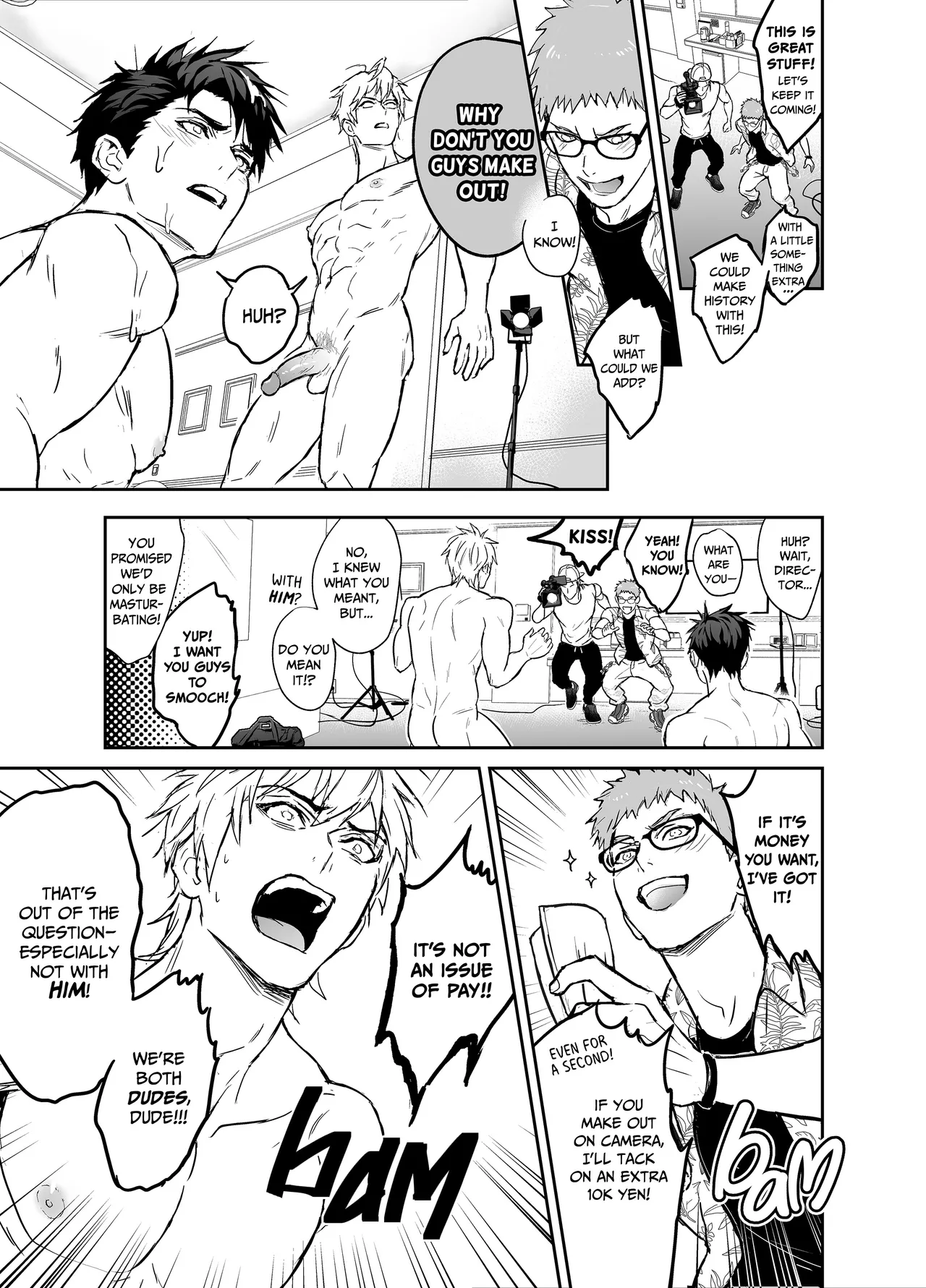 I Can Explain! Co-Starring in a Porno With My Arch-Rival! page 48 original parody - kissing leg lock hentai manga - read online free