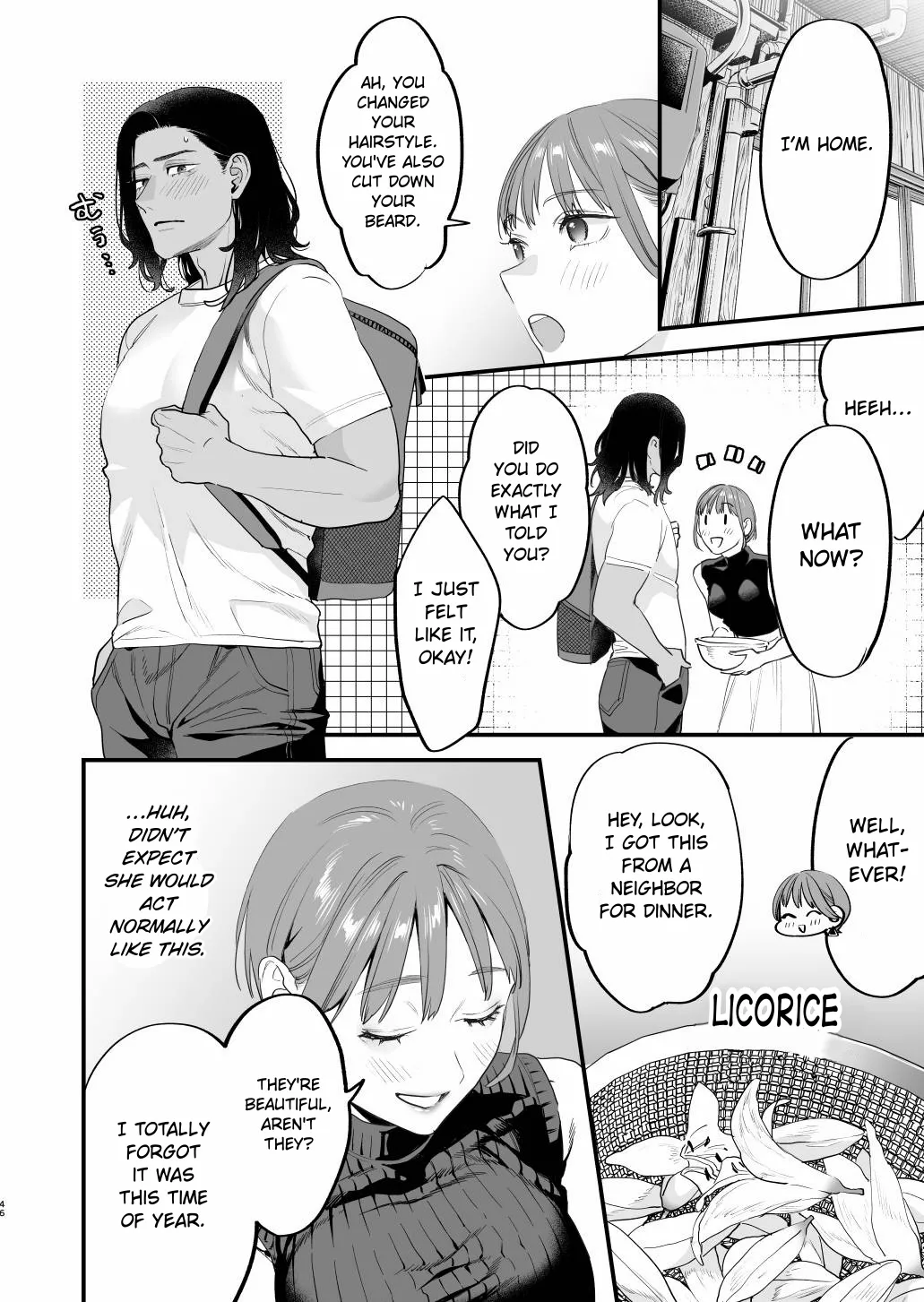 [Mushaburu (Musha Sabu)] Suki ni Nattara Dame, Nano ni -Hitozuma no Osananajimi- | I Shouldn't Fall in Love, But... -My Married Childhood Friend- [English] [ConTL] [Digital] page 46 original parody - sole female sole male hentai manga - read online free